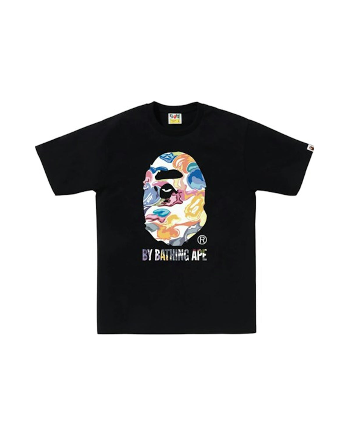 BAPE Art Camo By Bathing Ape Tee Black
