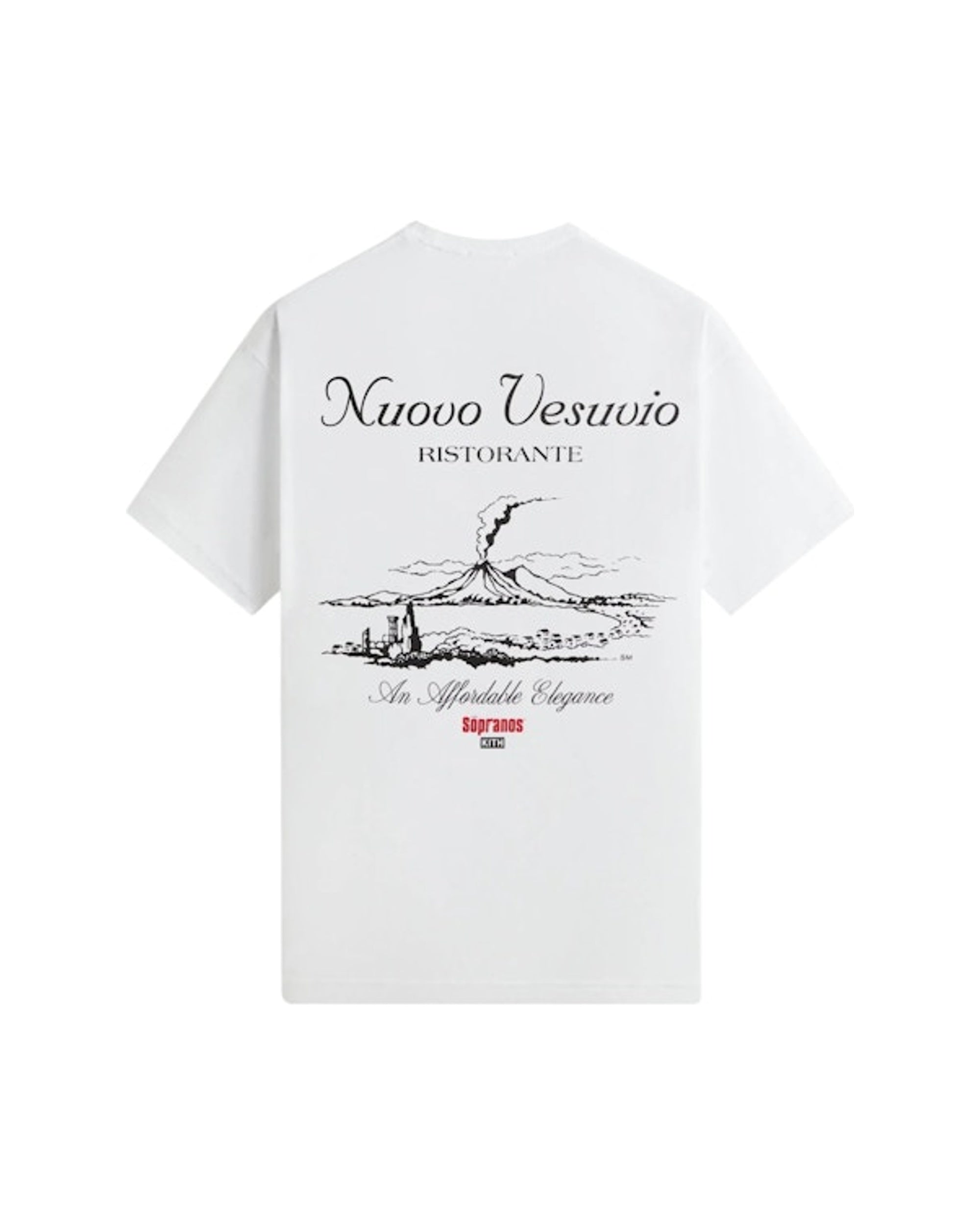 Kith x The Sopranos Nuovo Vesuvio Vintage Tee White