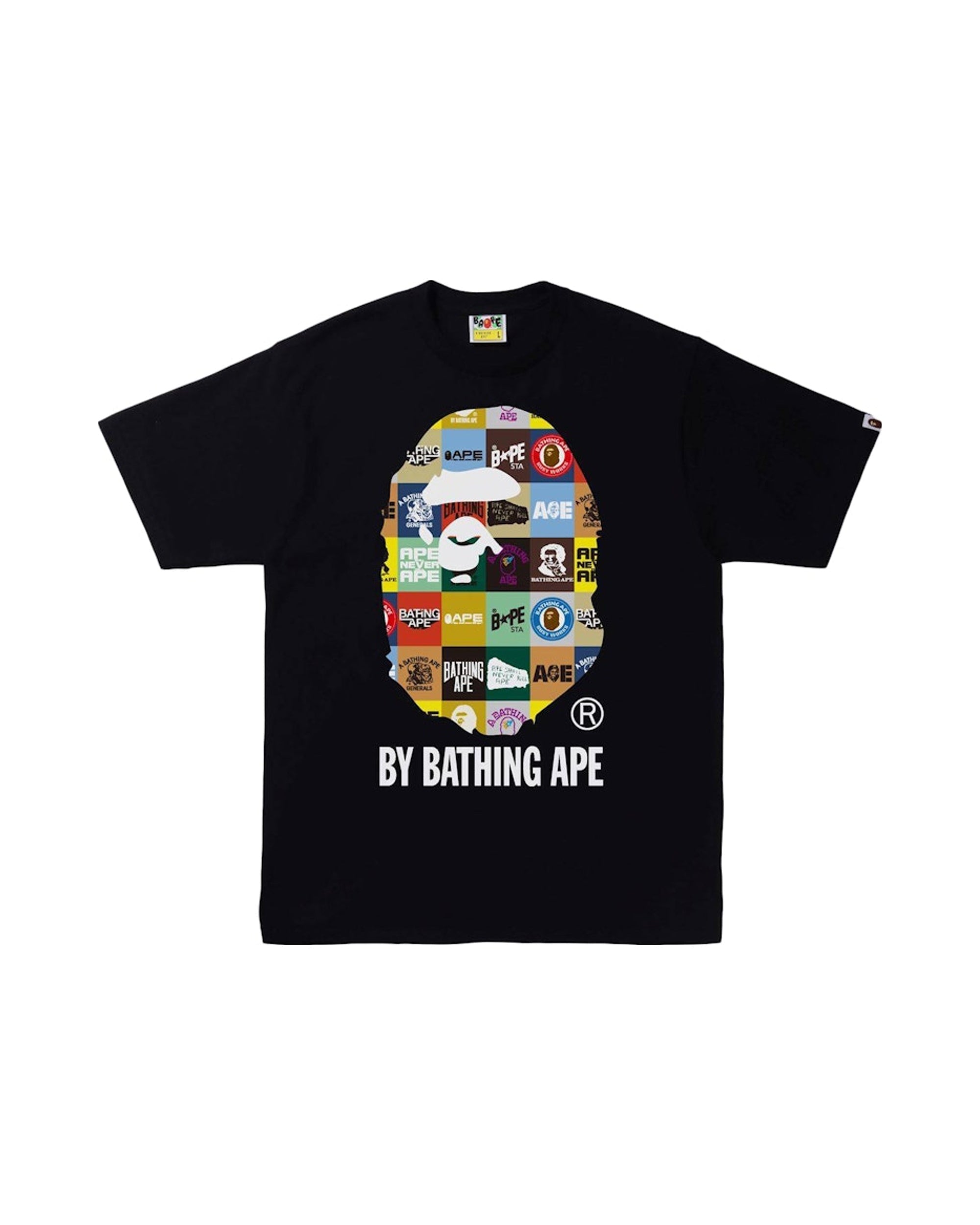 BAPE Classic Logo Ape Head Tee Black