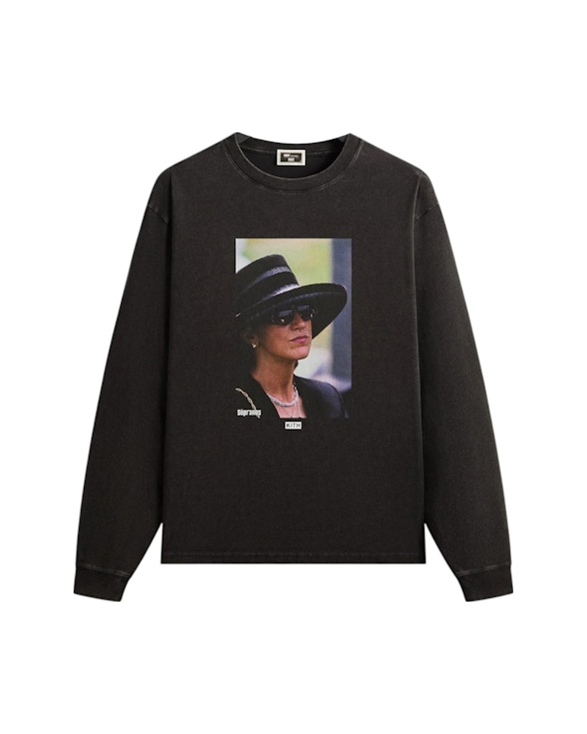Kith x The Sopranos Carmela Vintage Long Sleeve Tee Black