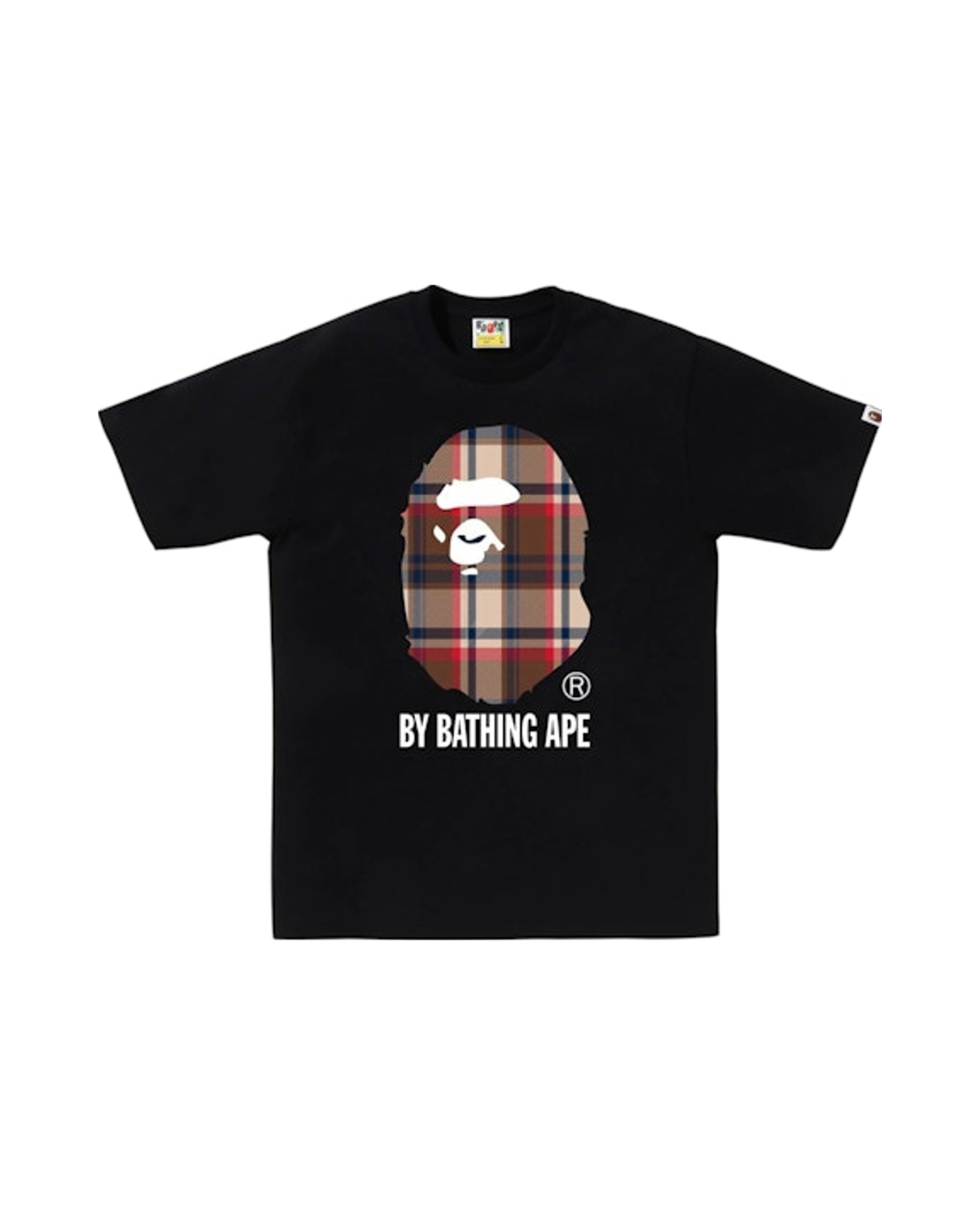 BAPE Check By Bathing Ape Tee (FW25) Black/Red