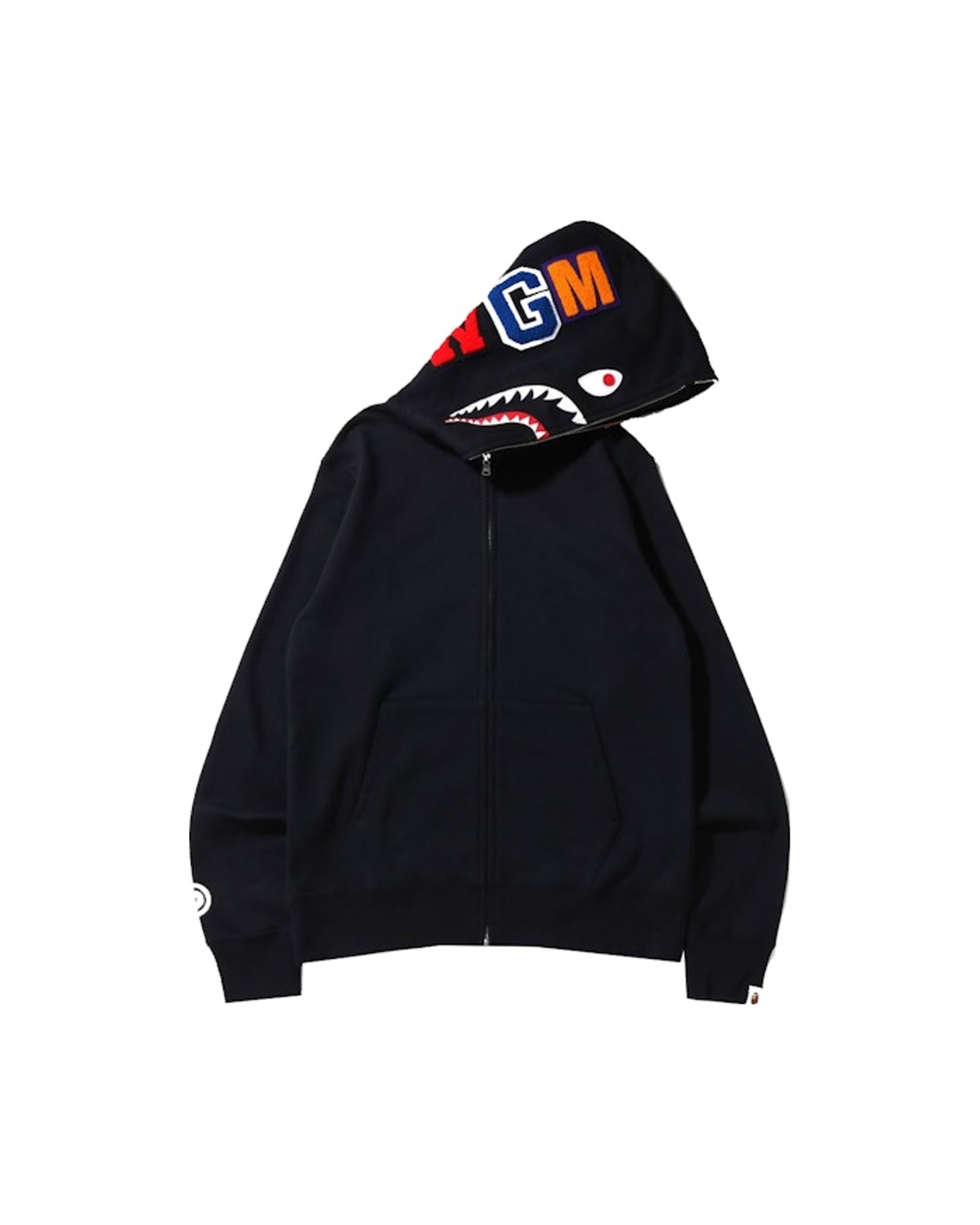 BAPE Shark Full Zip Hoodie (SS22) Black