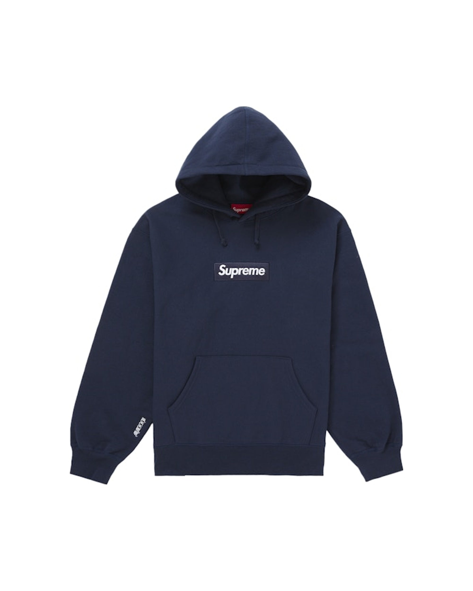 Supreme Box Logo Hoodie Navy (FW23) | STREET BILL