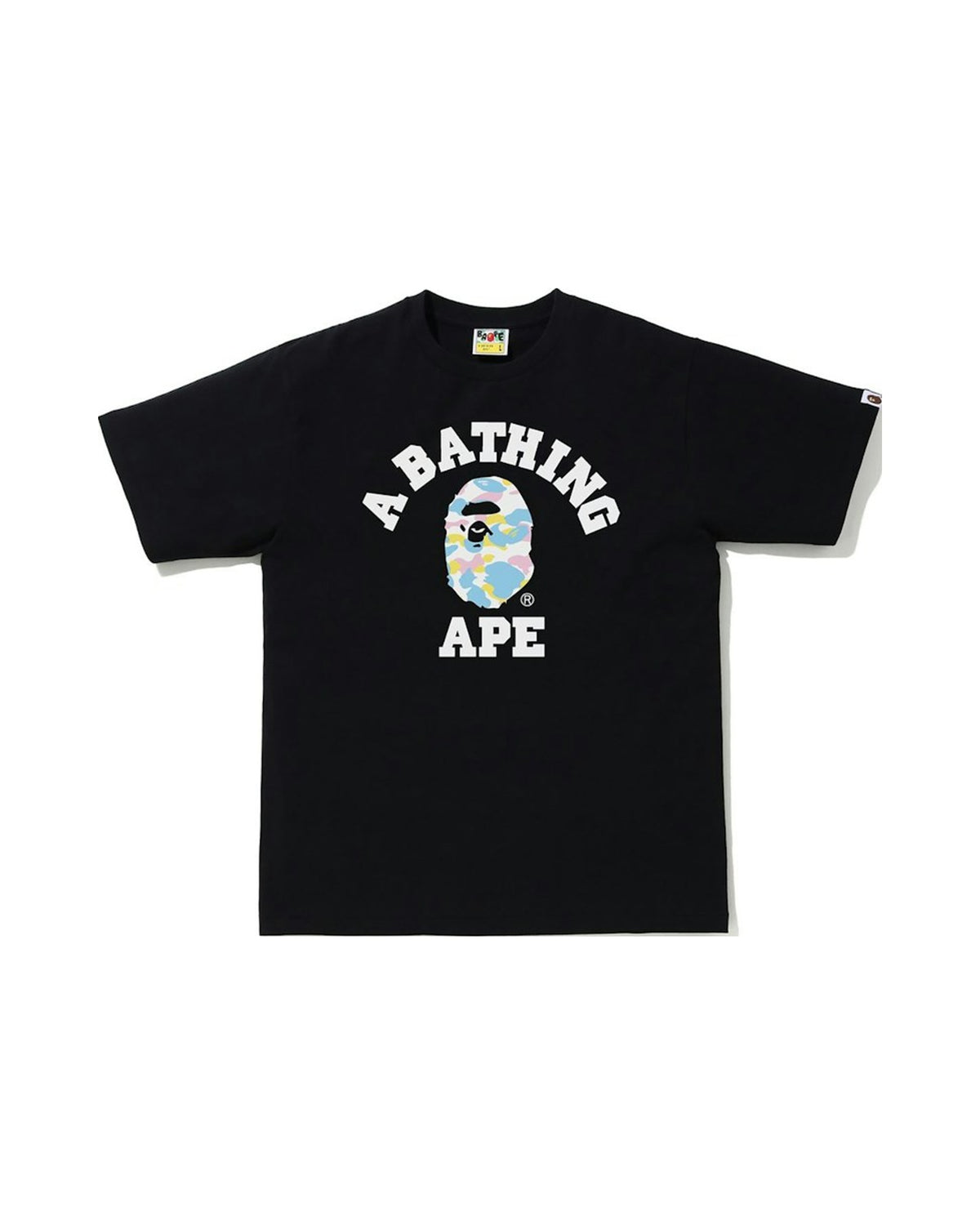 BAPE New Multi Camo College Tee Black