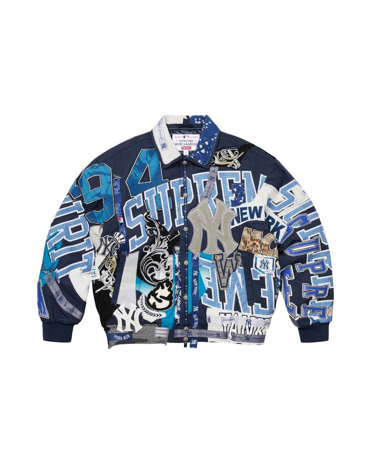 Supreme x Jeff Hamilton Varsity Jacket Multicolor