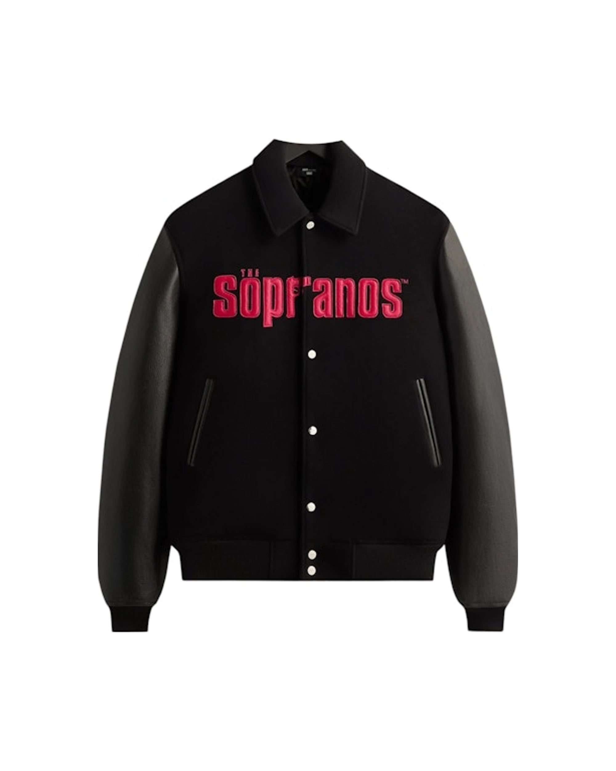 Kith x The Sopranos Varsity Jacket Black