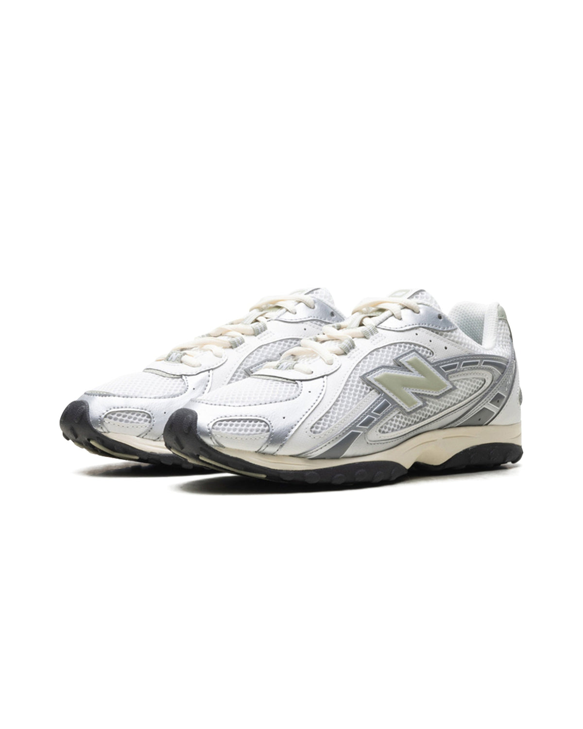 New Balance 204L Silver Metallic Sage Green