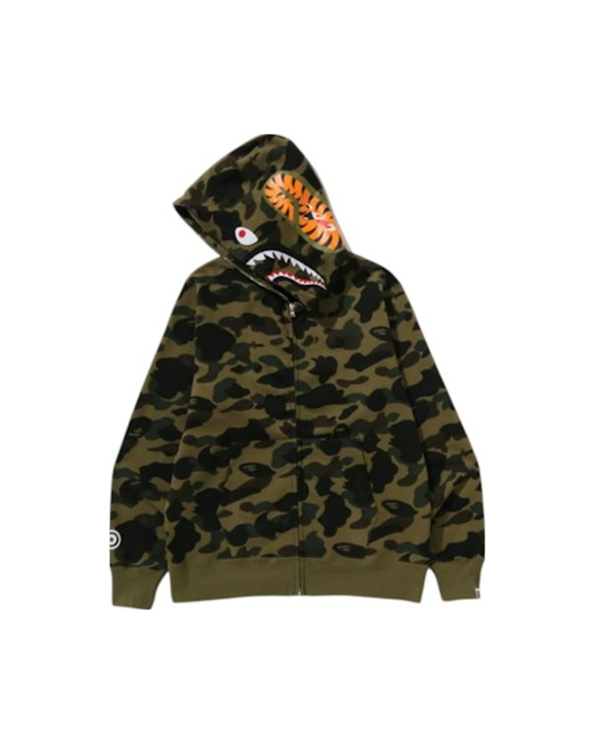 BAPE 1st Camo Shark Full Zip Jacket (FW26) Army Green
