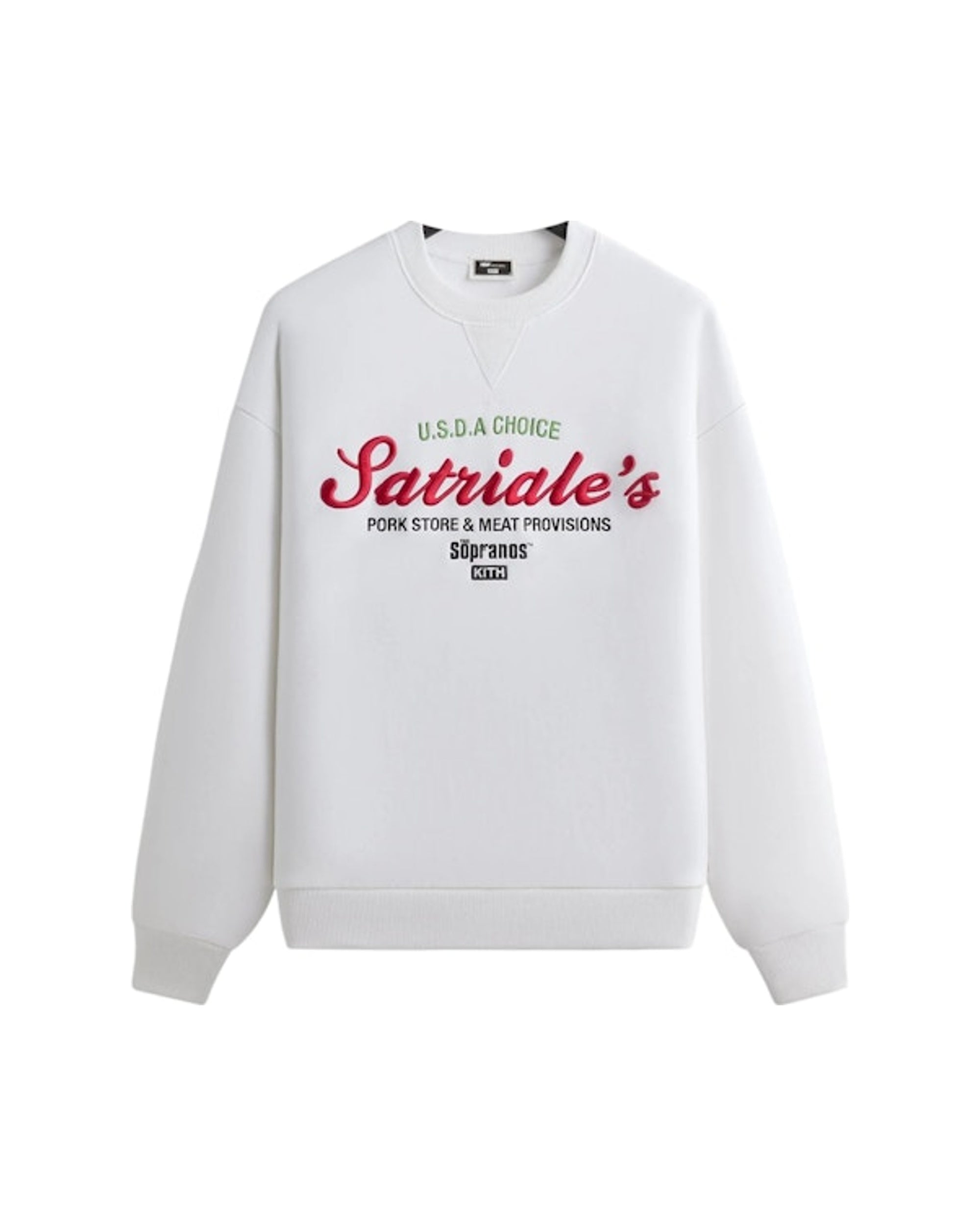 Kith x The Sopranos Satriale's Nelson Crewneck White