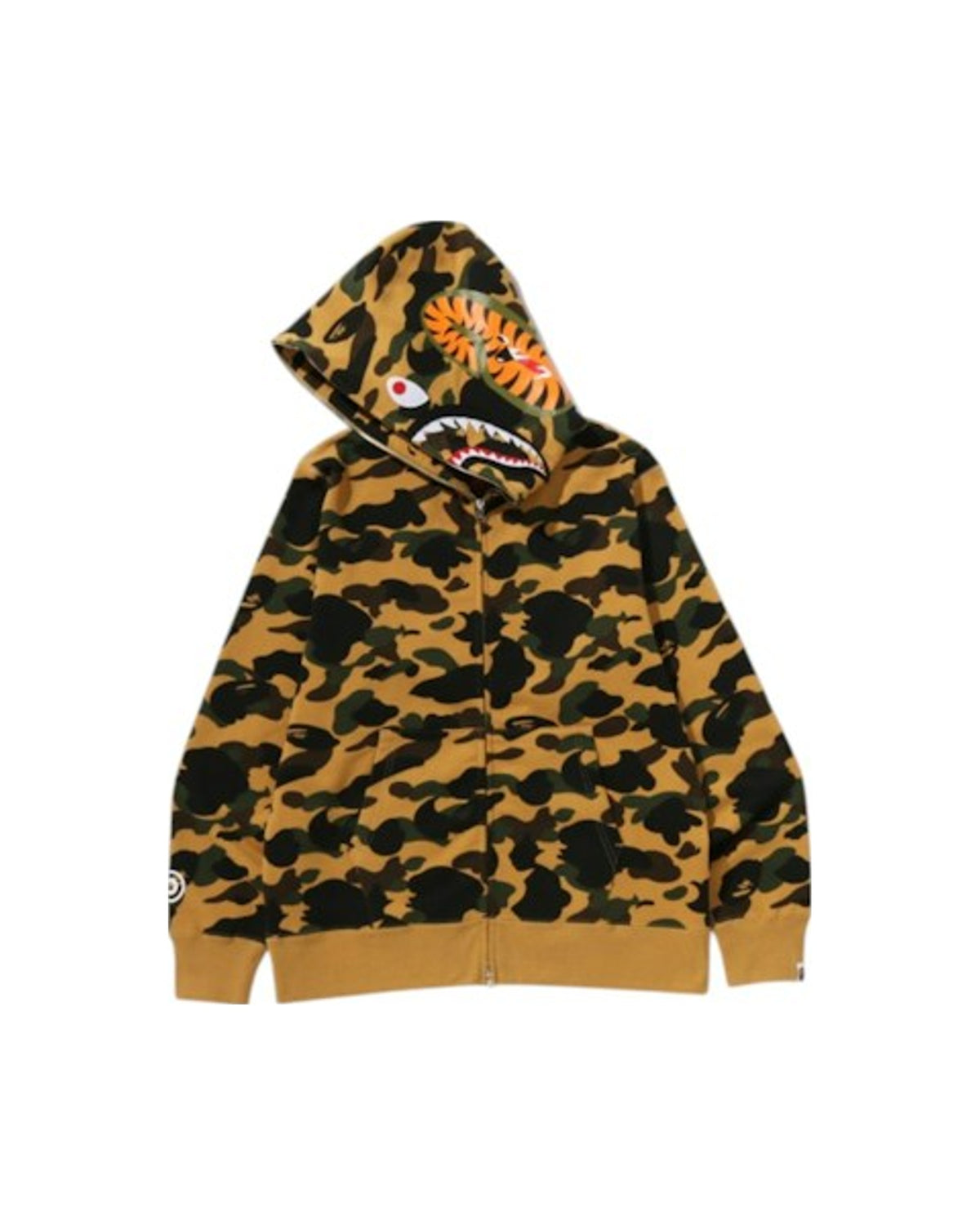 BAPE 1st Camo Shark Full Zip Jacket (FW26) Misted Yellow