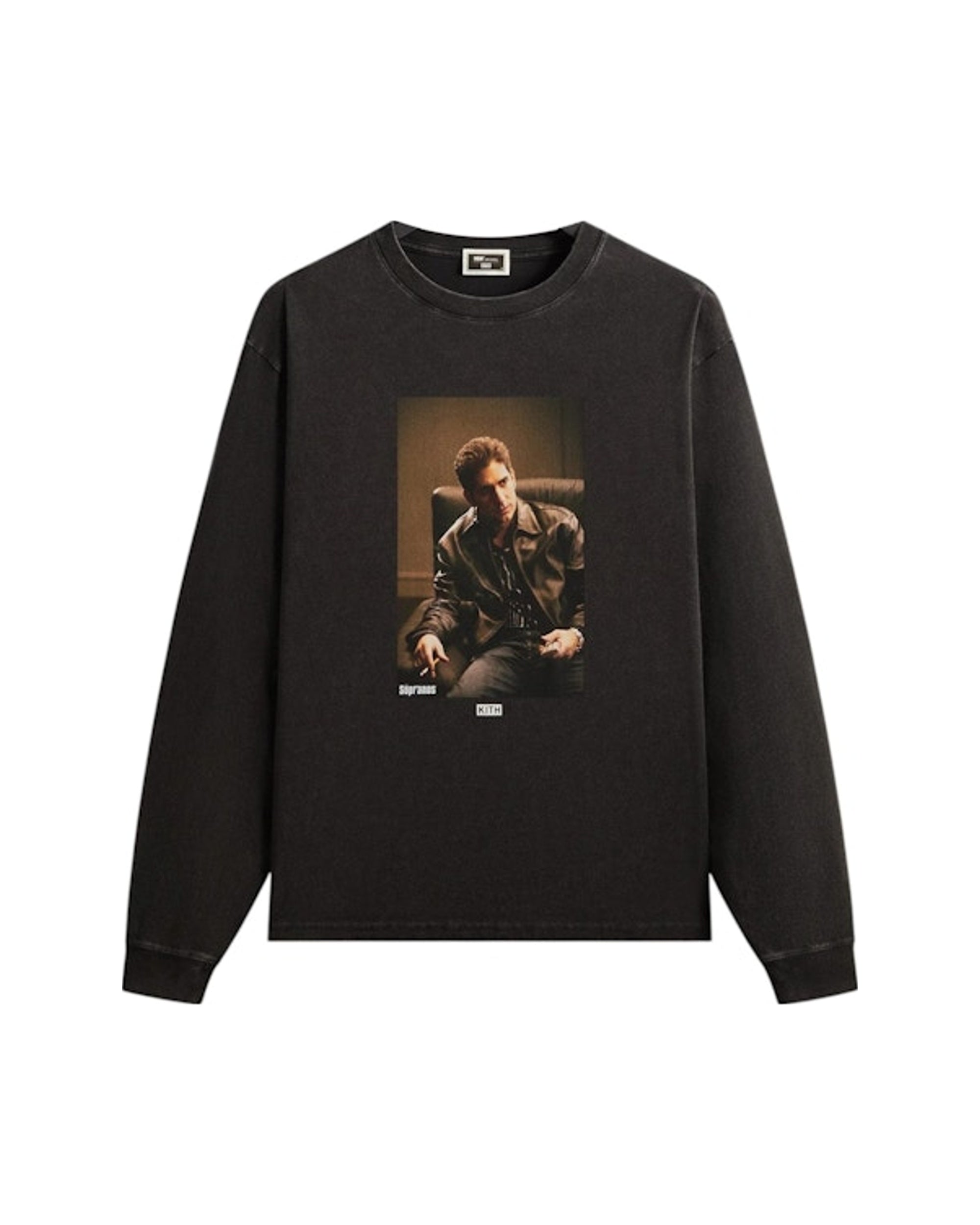 Kith x The Sopranos Christopher Vintage Long Sleeve Tee Black