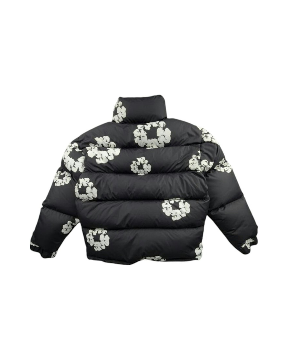 Denim Tears Cotton Wreath Puffer Jacket Black