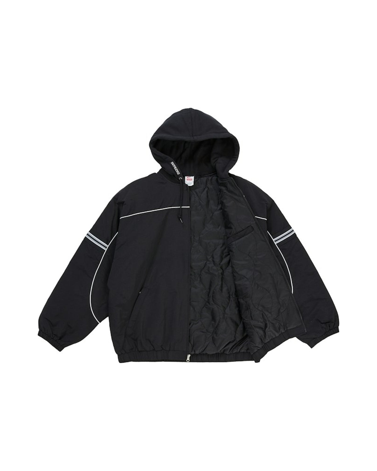 Supreme Nike Nylon Hooded Jacket Black