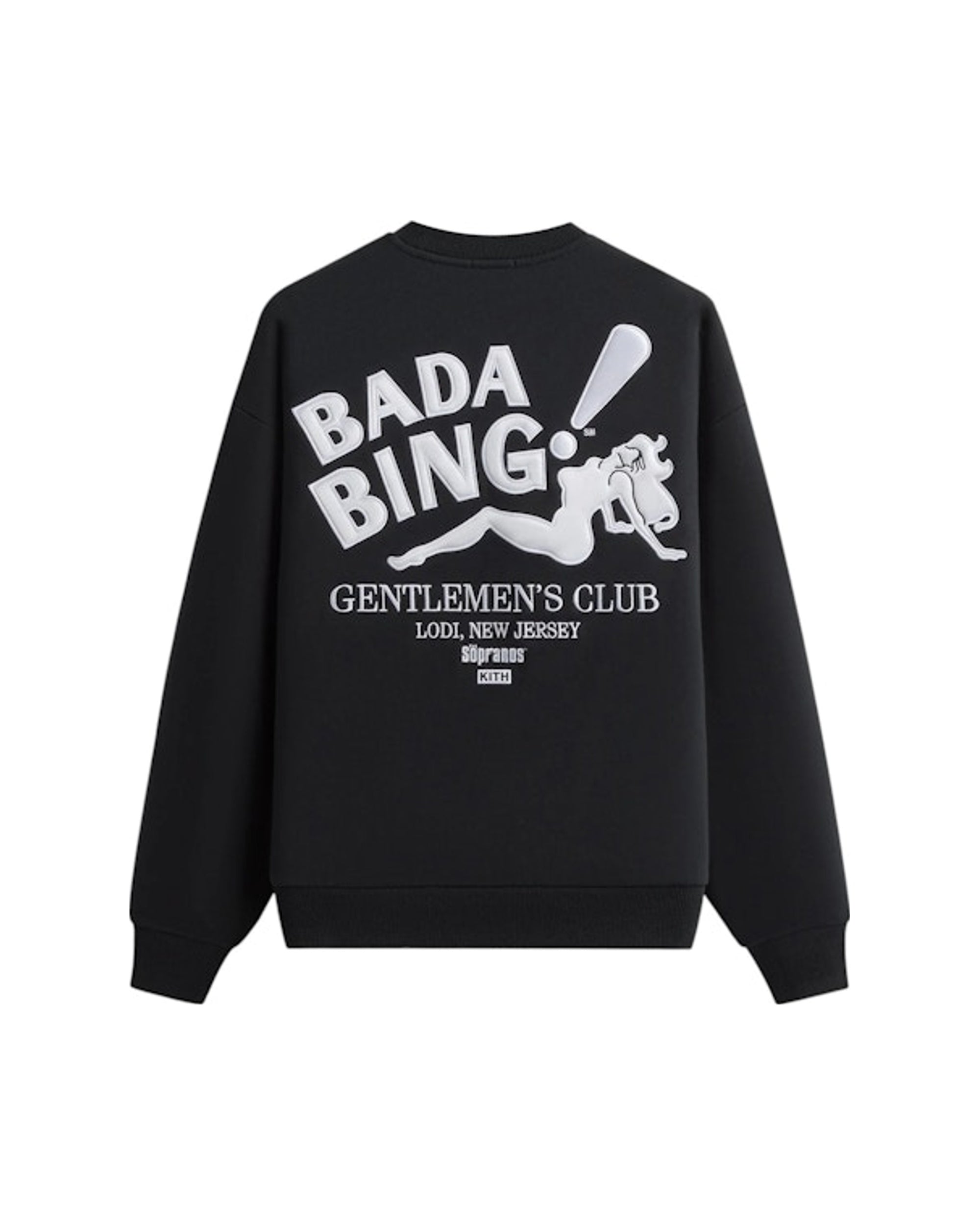 Kith x The Sopranos Bada Bing Nelson Crewneck Black