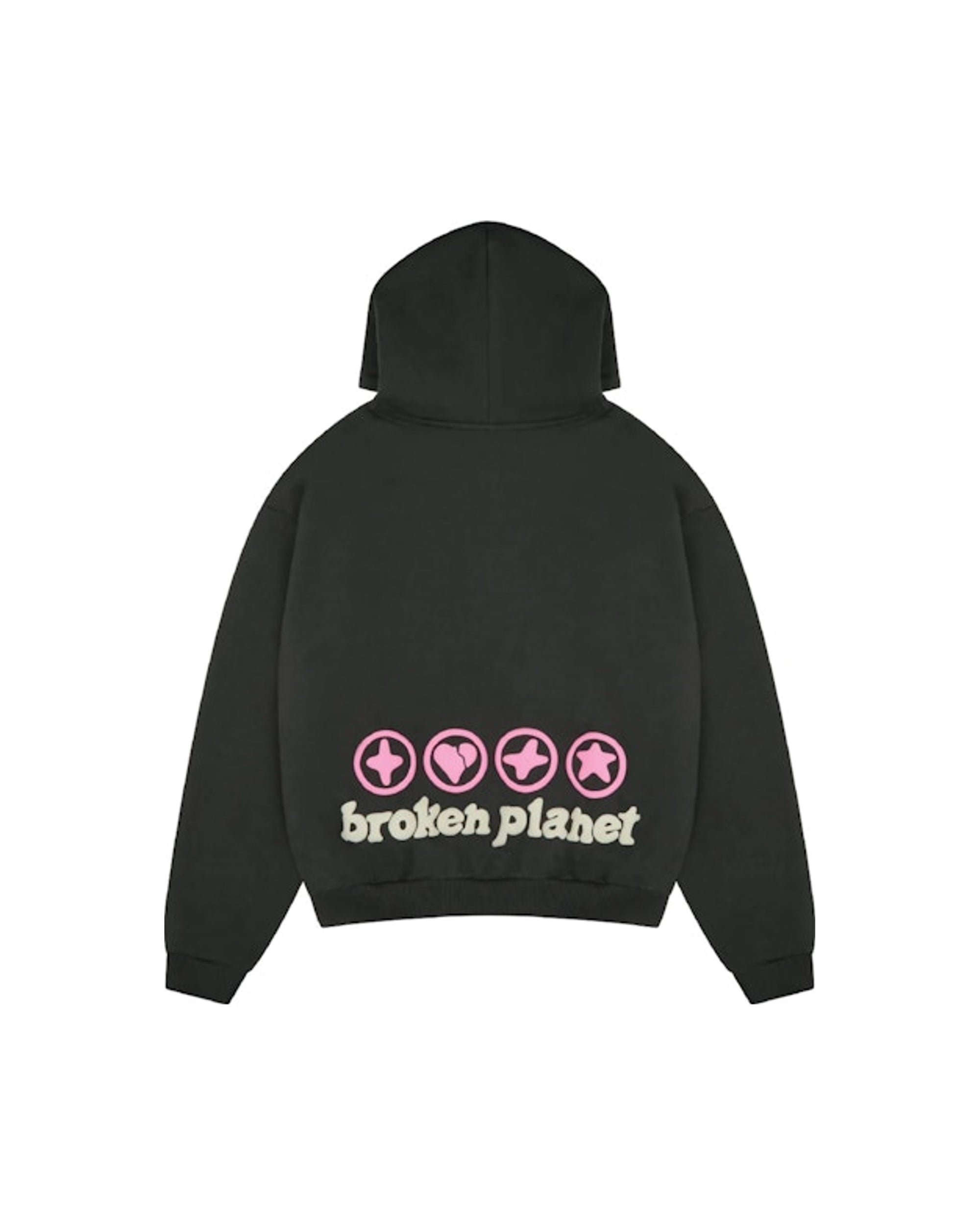 Broken Planet Hearts Are Made To Be Broken Hoodie (SS25) Soot Black