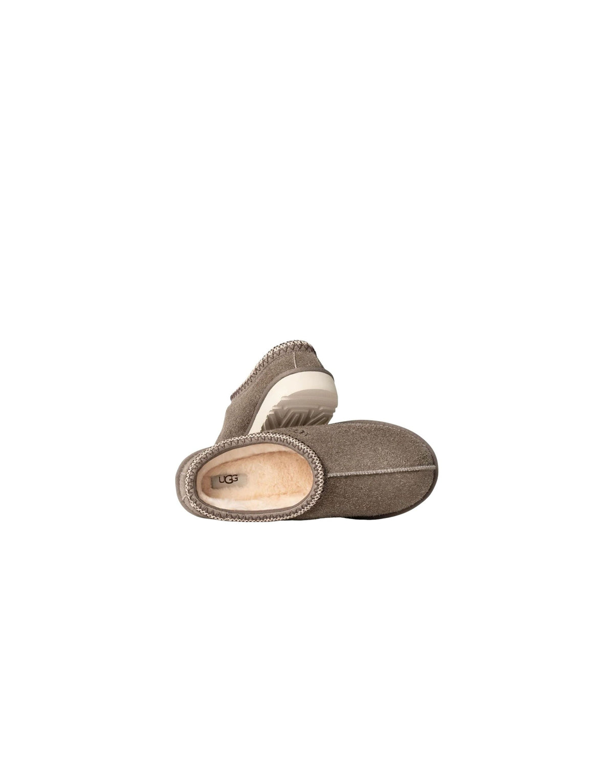 UGG Tasman Shaggy Suede Slipper Smoke Plume