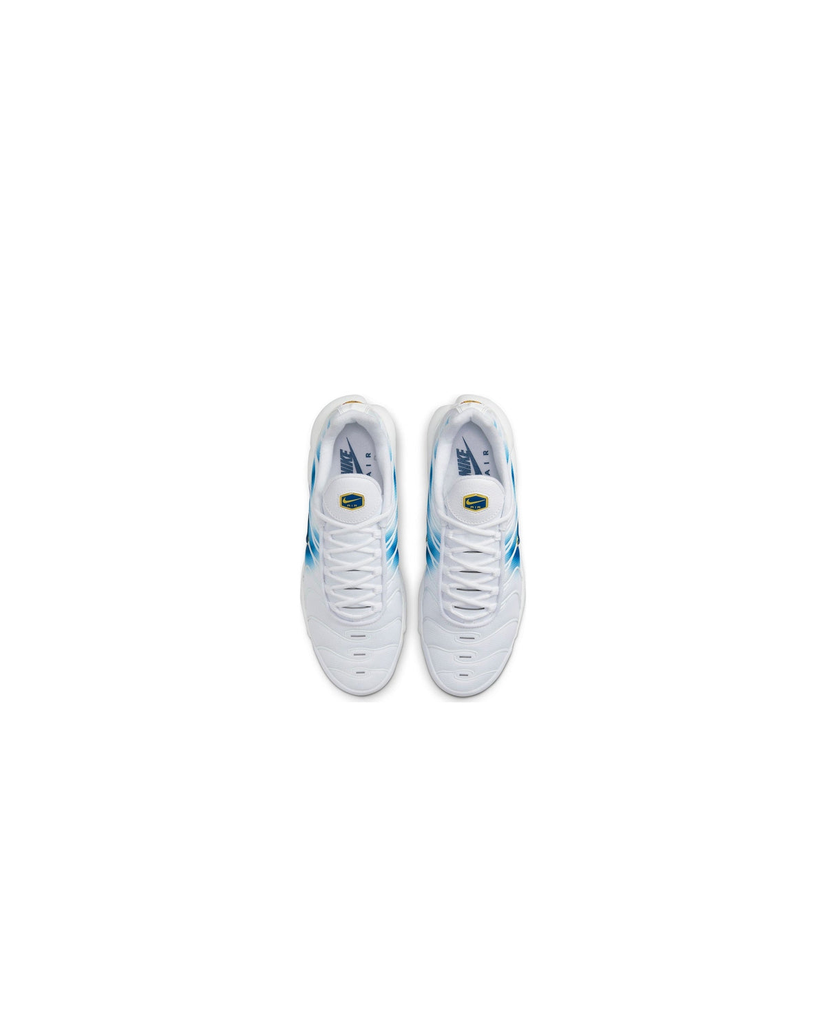Nike Air Max Plus Spray Paint Swoosh White Blue