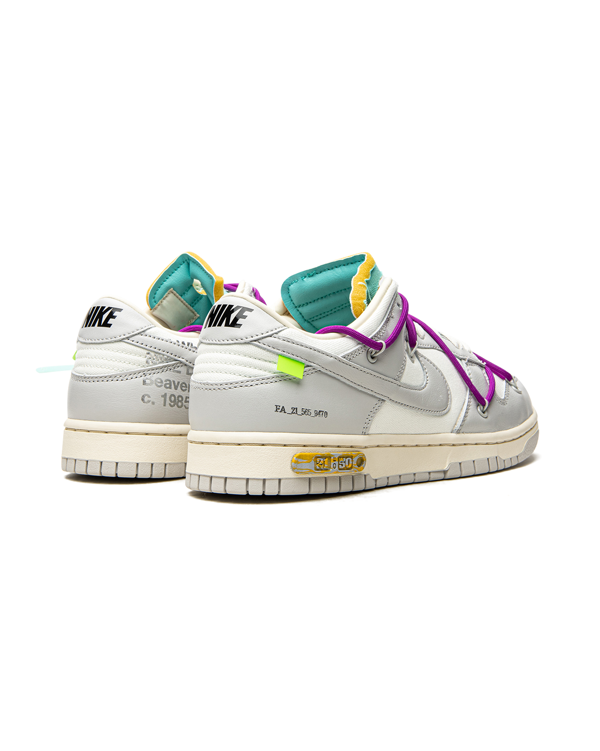 Nike Dunk Low Off-White Lot 21