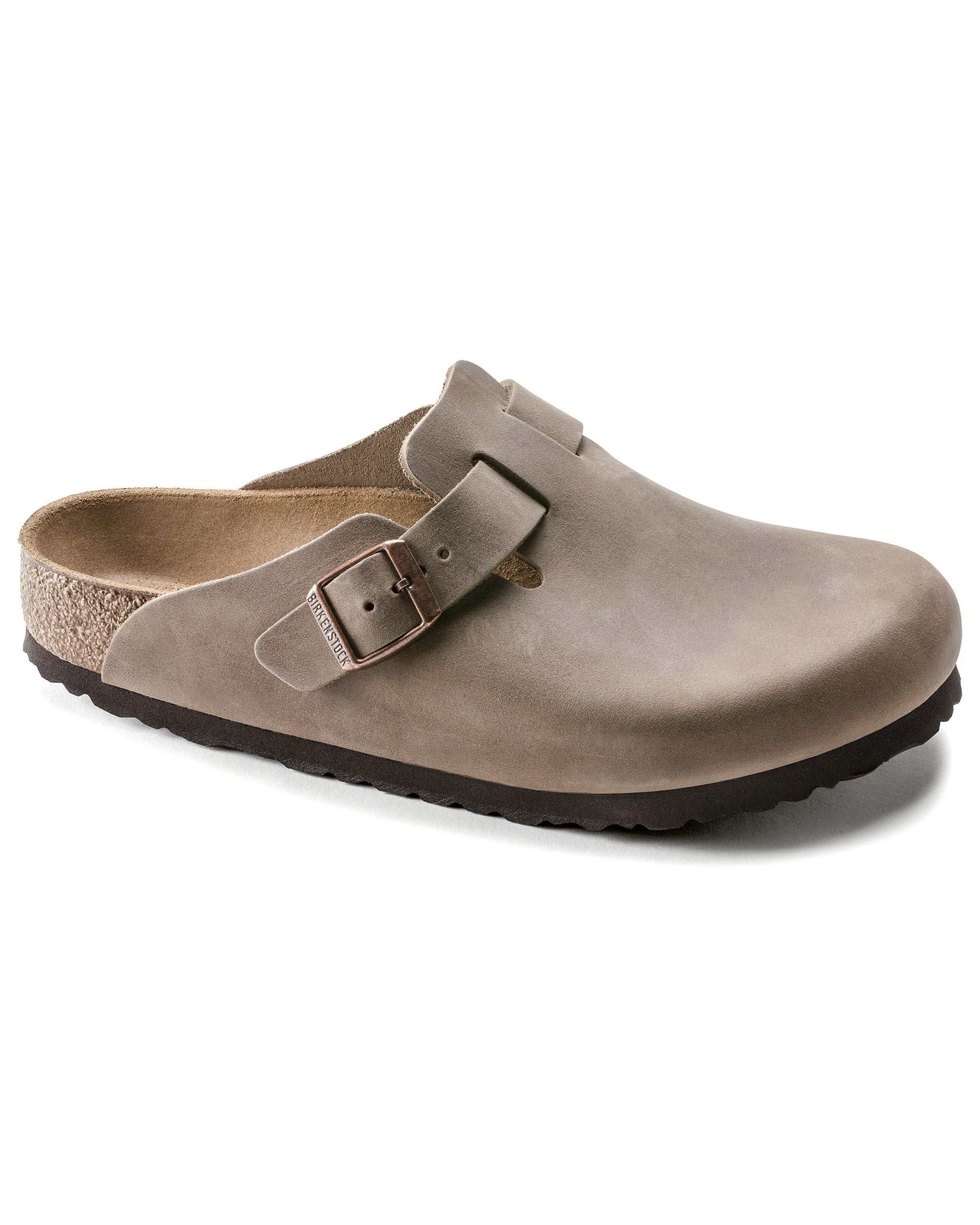 Birkenstock Boston Soft Footbed Oiled Leather Tobacco Brown