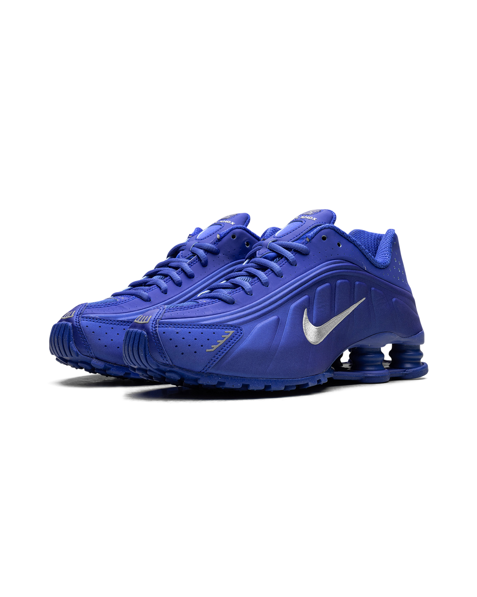 Nike Shox R4 Racer Blue Metallic Silver (Women's)