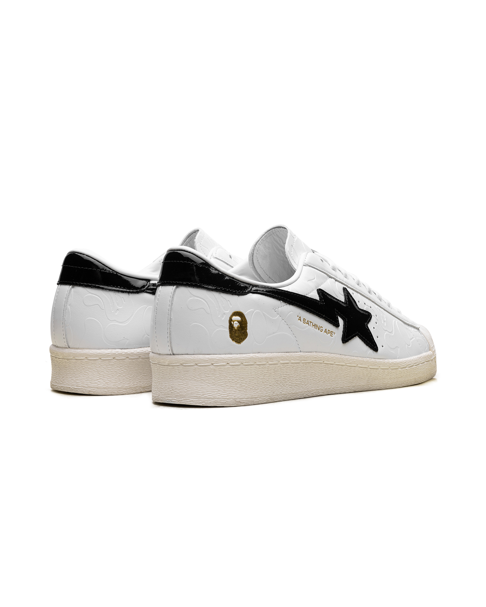 adidas Superstar Vintage Bape White Black