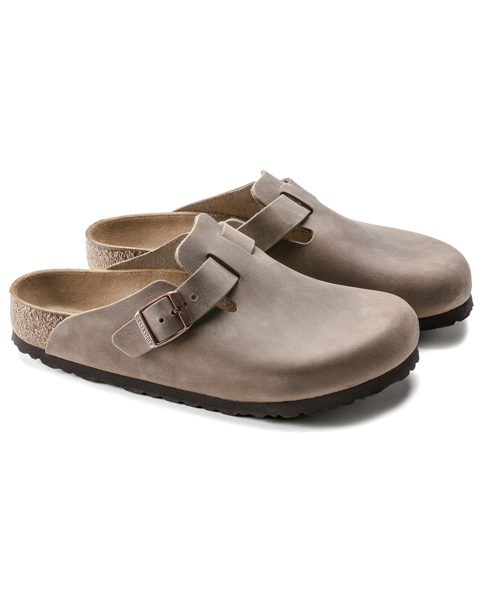 Birkenstock Boston Soft Footbed Oiled Leather Tobacco Brown