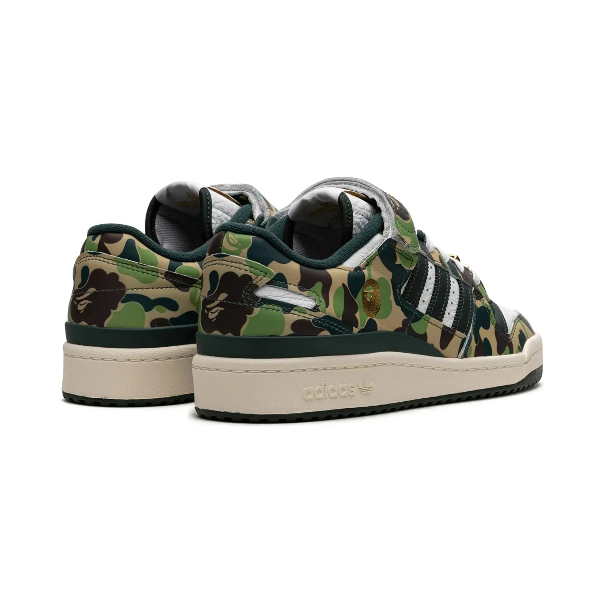 Adidas Forum 84 Low X Bape "30th Anniversary Green Camo" - street-bill.dk