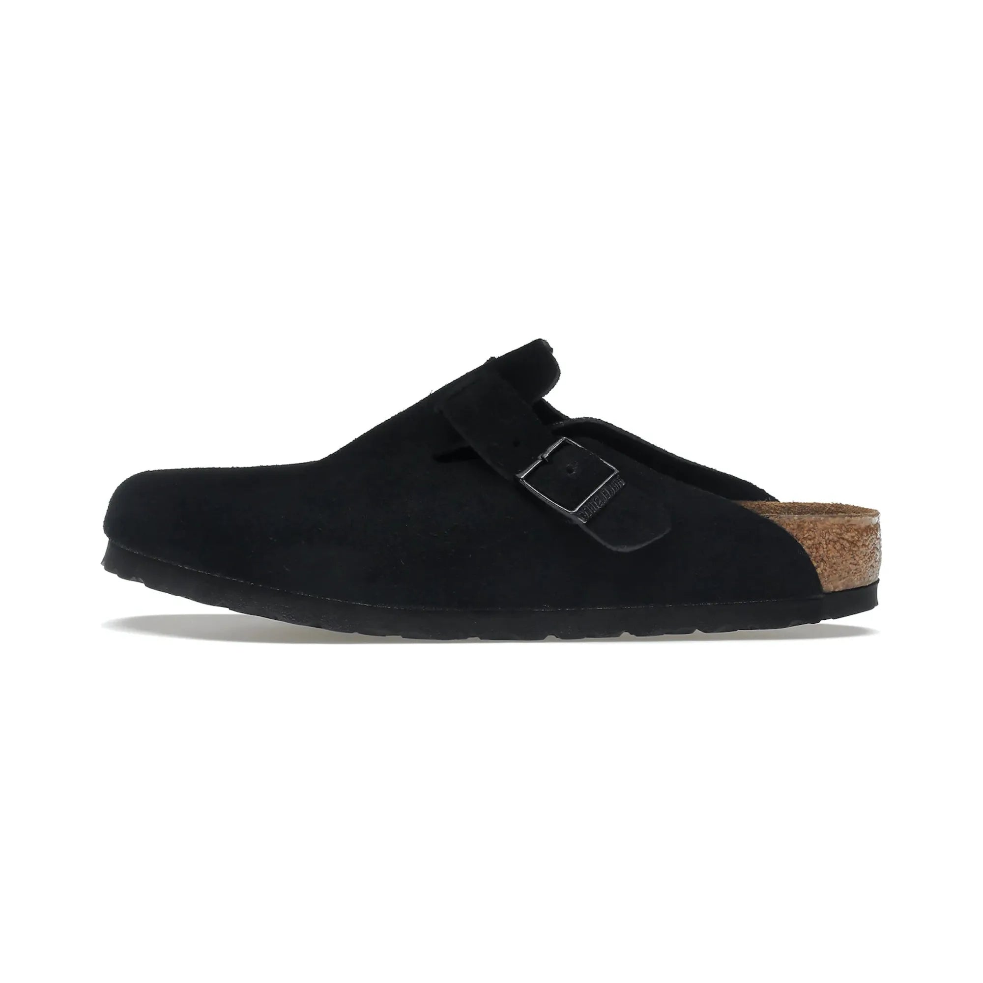 Birkenstock Boston "Soft Footbed Suede Black" - street-bill.dk