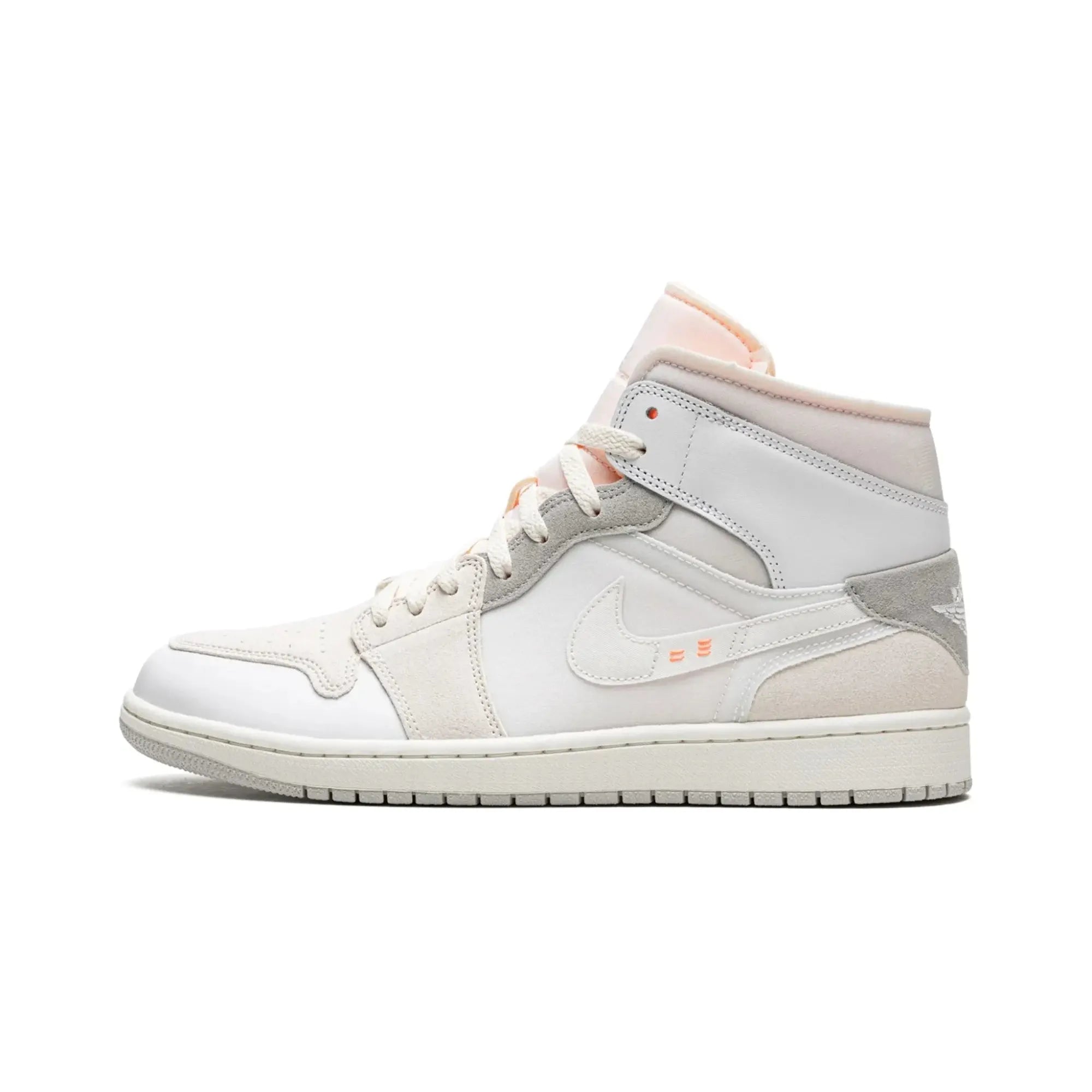 Nike Air Jordan 1 Mid SE Craft "Inside Out White Grey" - street-bill.dk