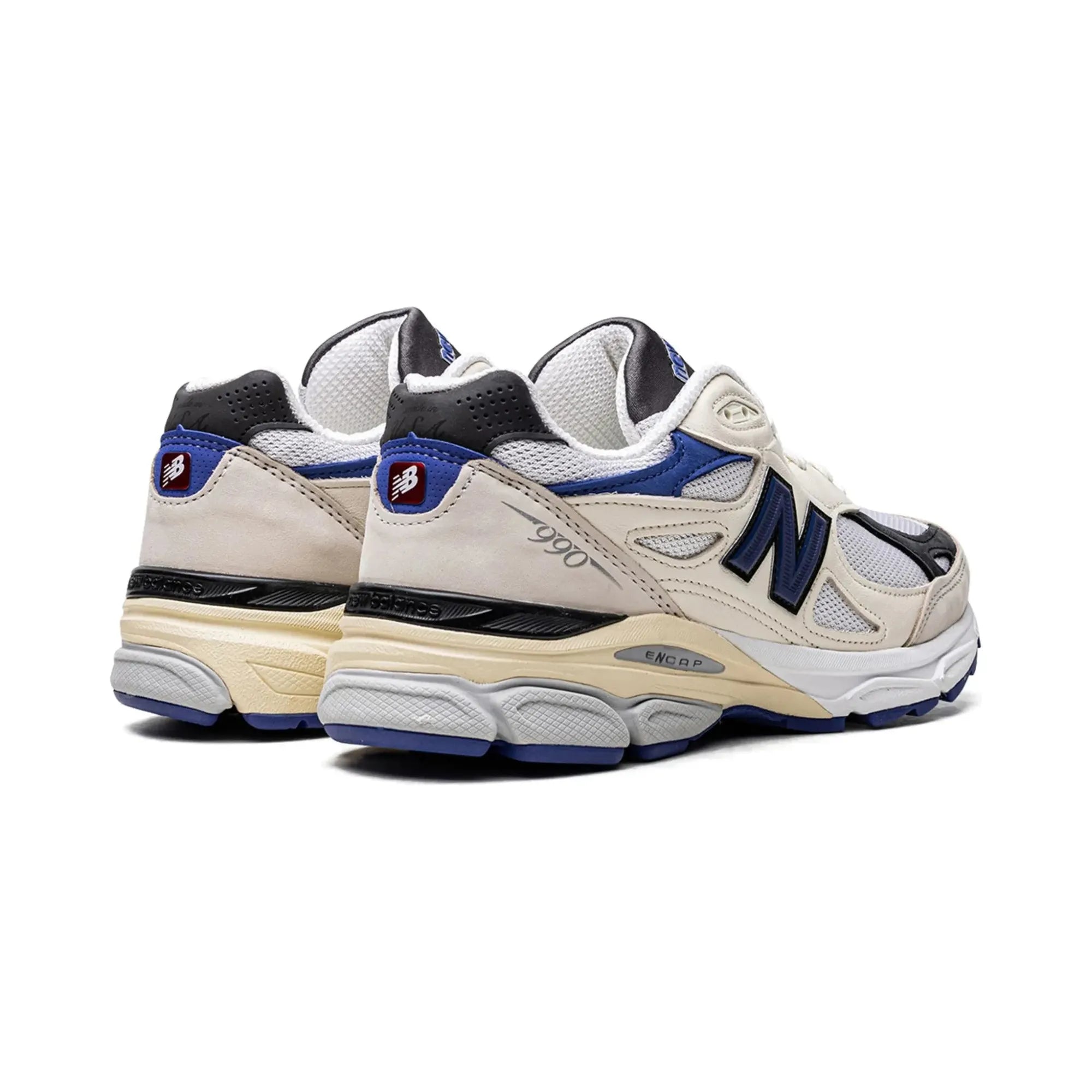 New Balance 990v3 "MiUSA White Blue" - street-bill.dk