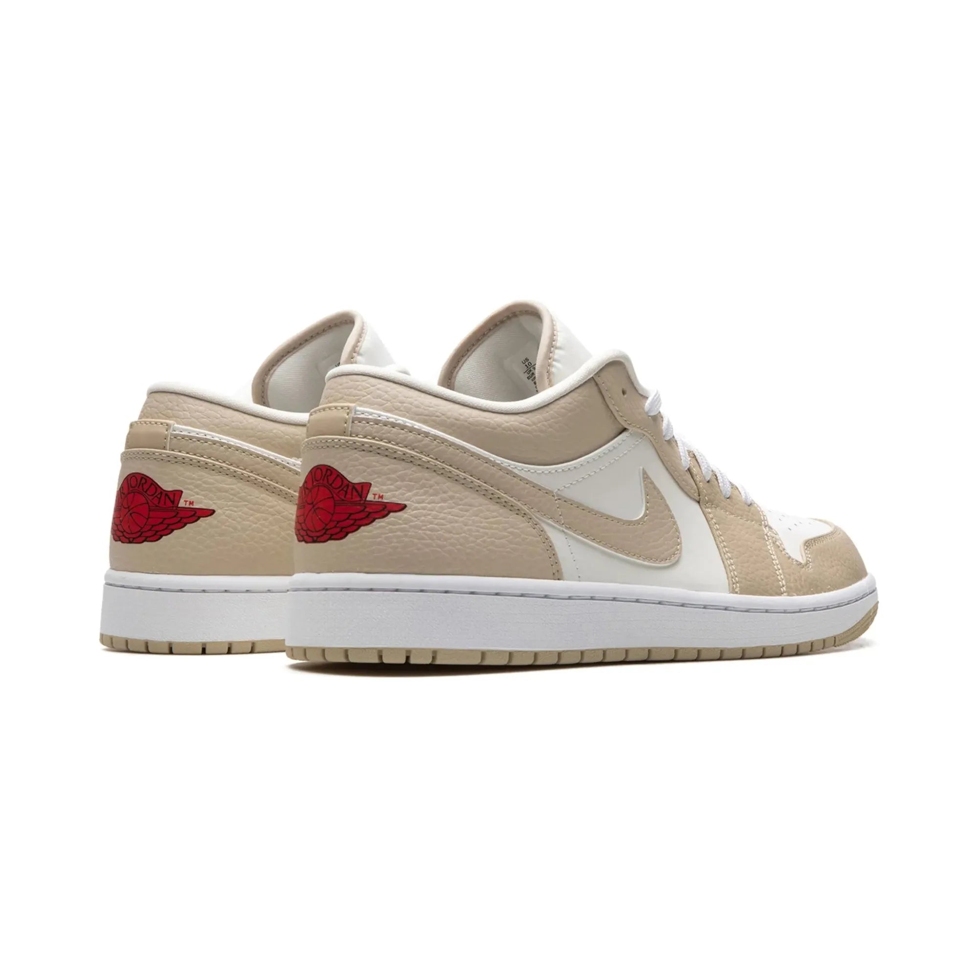 Nike Air Jordan 1 Low "Sail Rattan University Red" - street-bill.dk