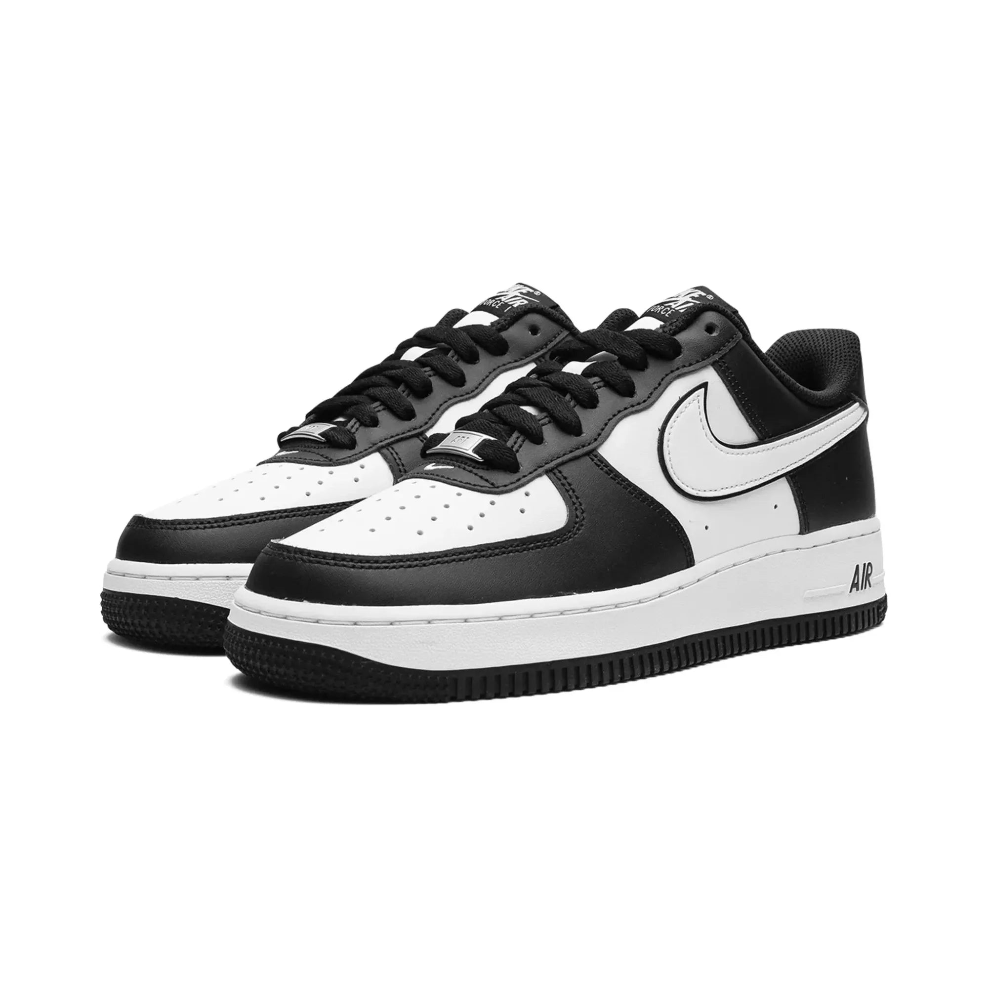 Nike Air Force 1 Low '07 White Swoosh Panda - street-bill.dk