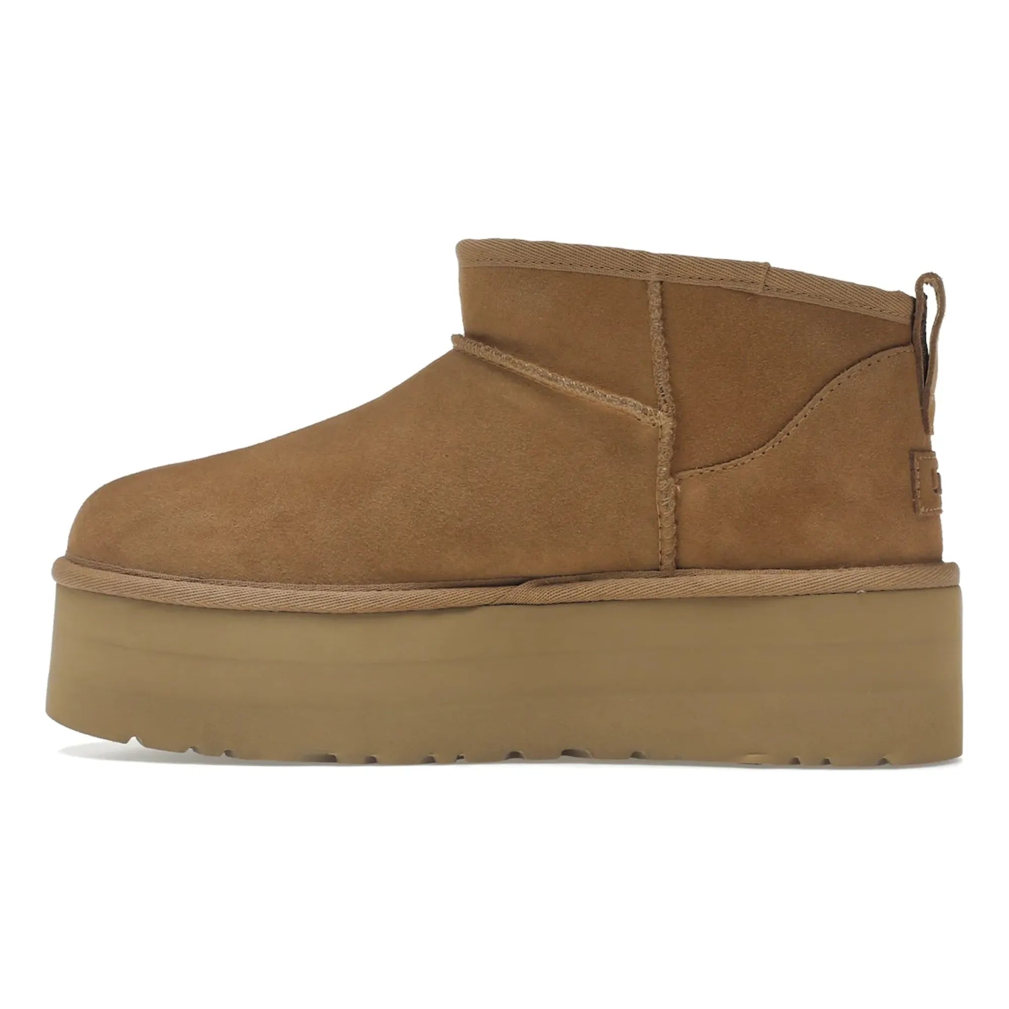 UGG Classic "Ultra Mini Platform Chestnut" - street-bill.dk
