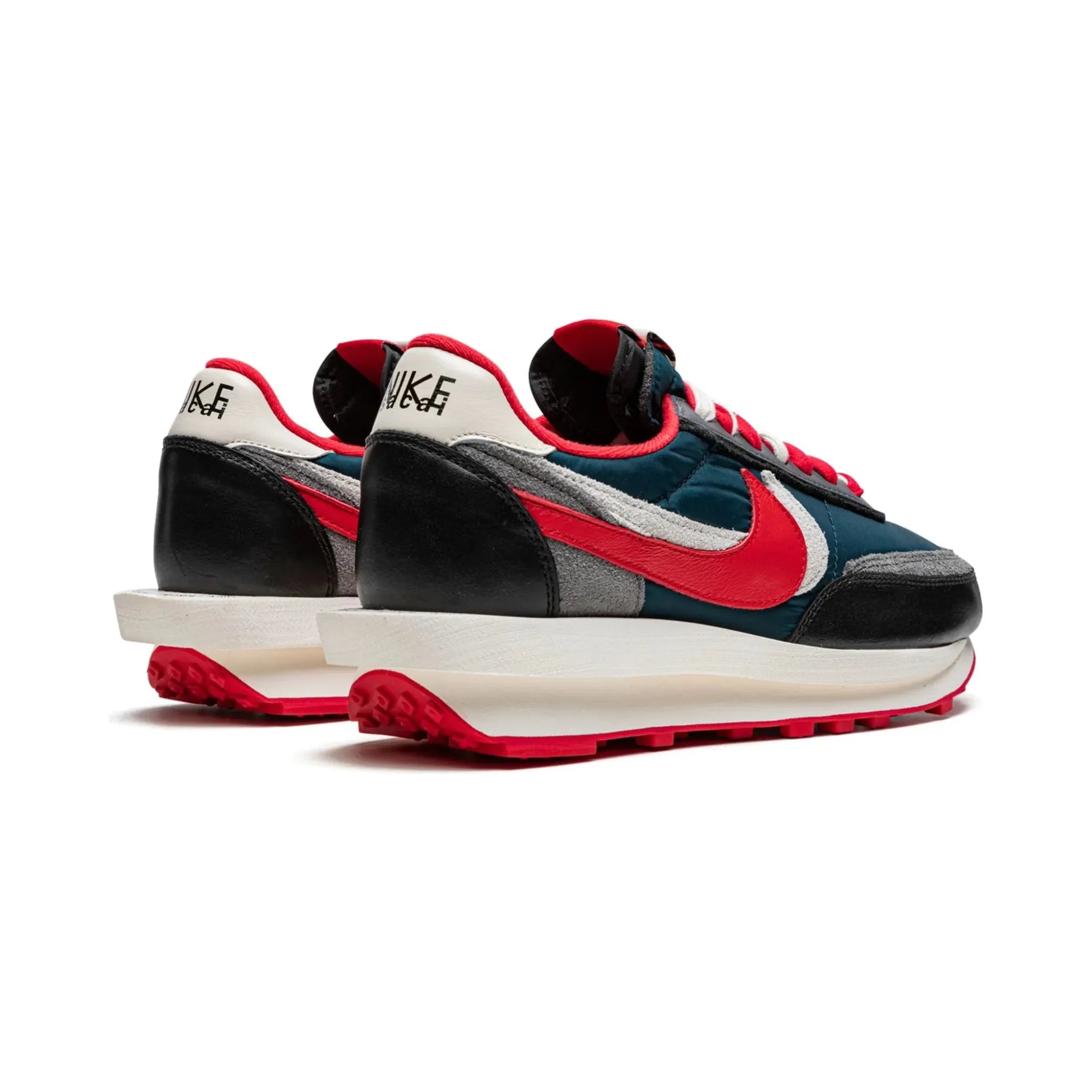 Nike LD Waffle X Sacai X UNDERCOVER "Midnight Spruce University Red" - street-bill.dk
