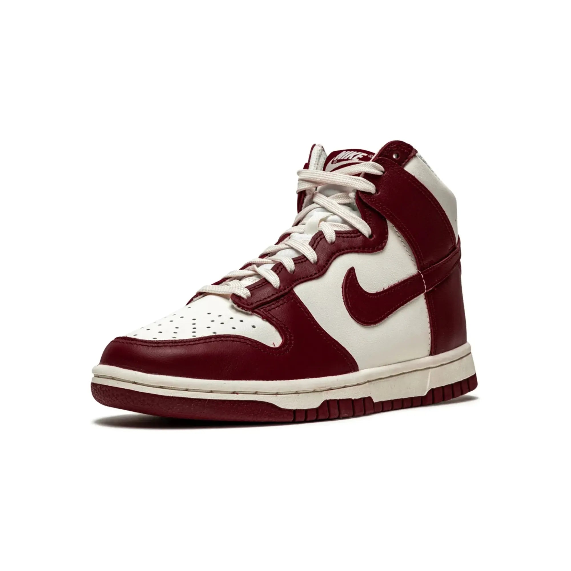 Nike Dunk High Sail "Team Red" - street-bill.dk