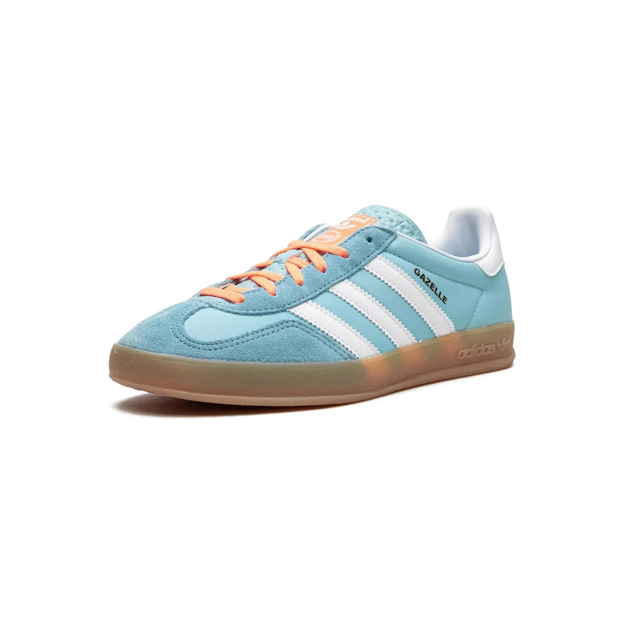 Adidas Gazelle Indoor "Preloved Blue White Gum" - street-bill.dk