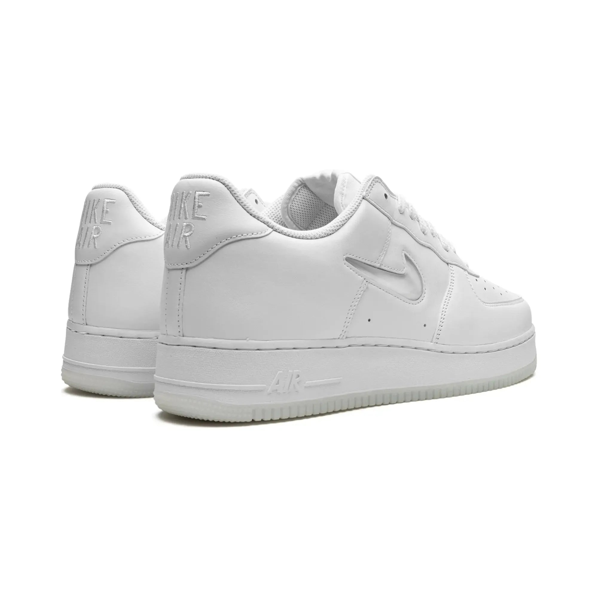 Nike Air Force 1 Low '07 "Color of the Month Jewel Swoosh Triple White" - street-bill.dk