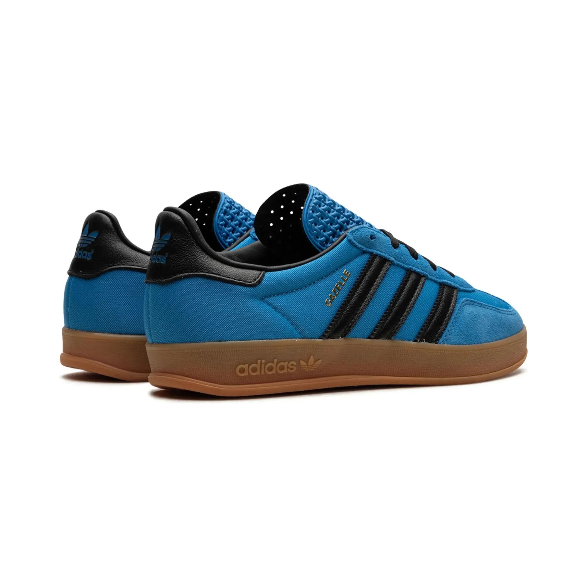 Adidas Gazelle Indoor "Bright Blue Black Gum" - street-bill.dk