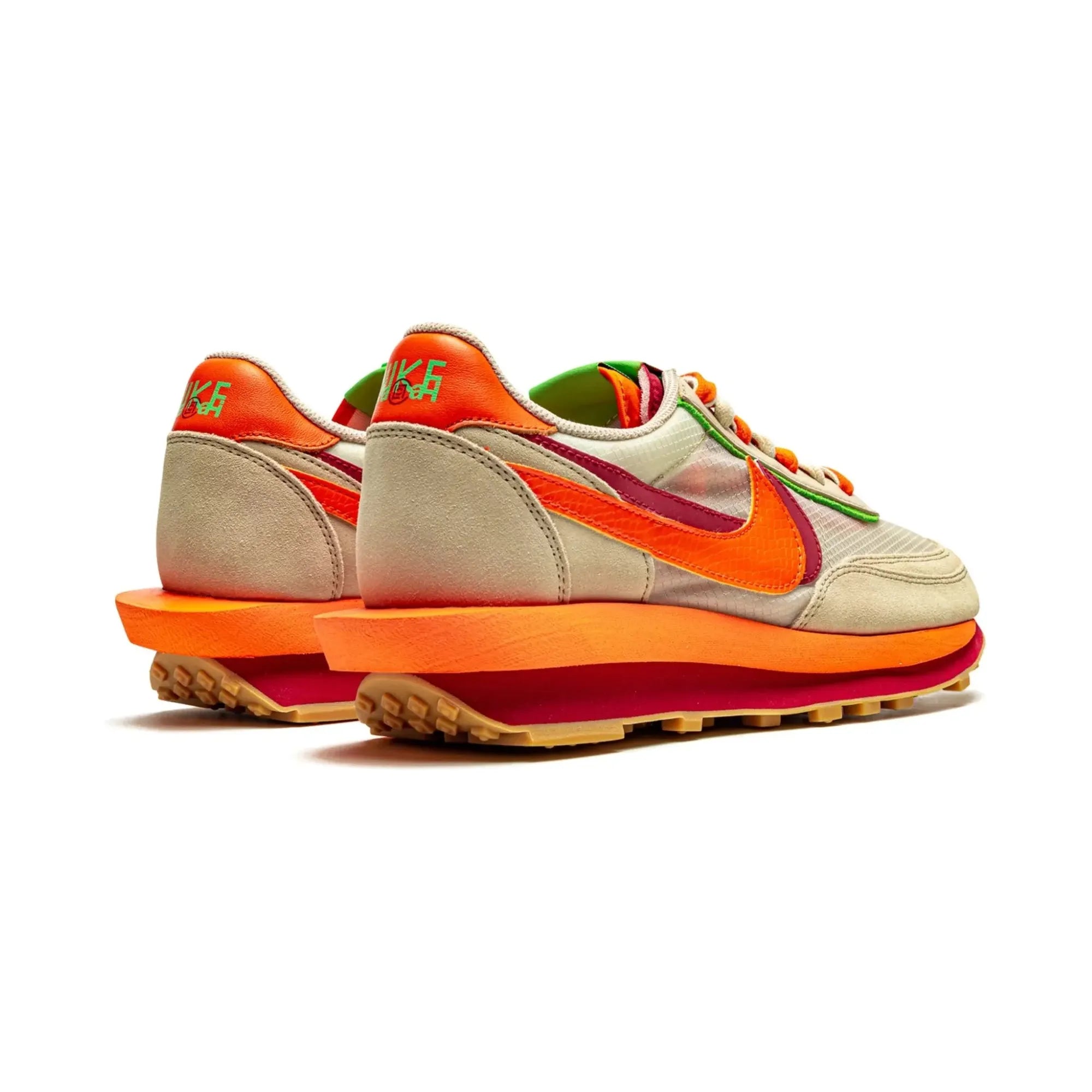 Nike LD Waffle Sacai X CLOT "Net Orange Blaze" - street-bill.dk