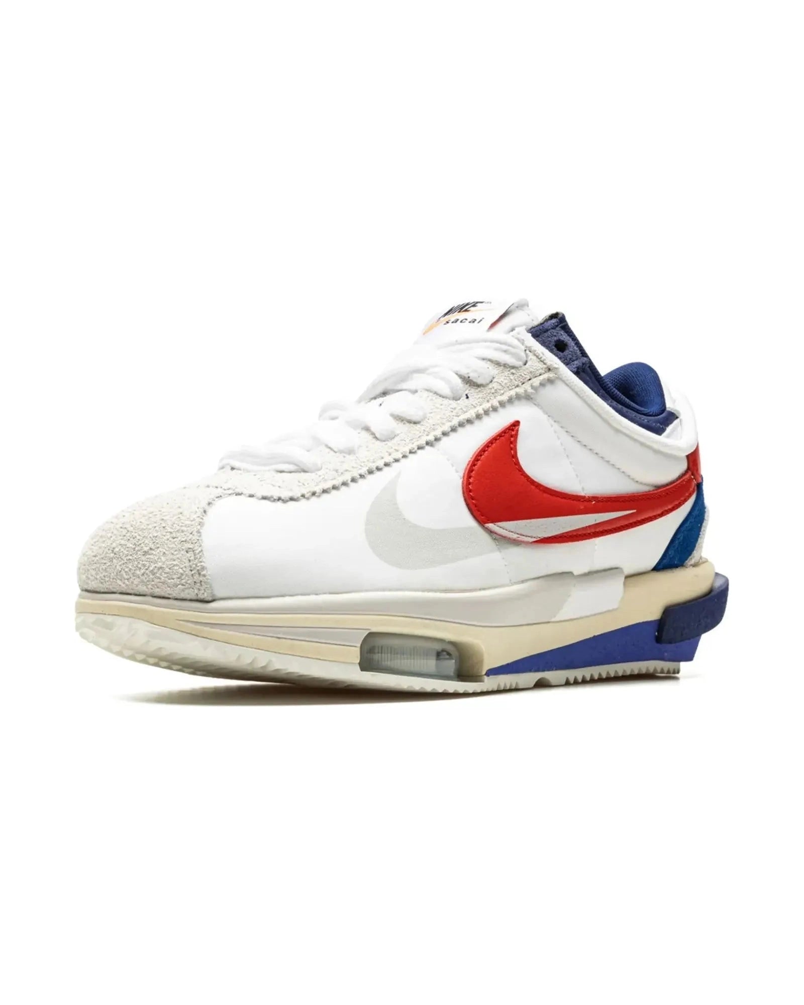 Nike Zoom Cortez SP X Sacai "White University Red Blue" - street-bill.dk