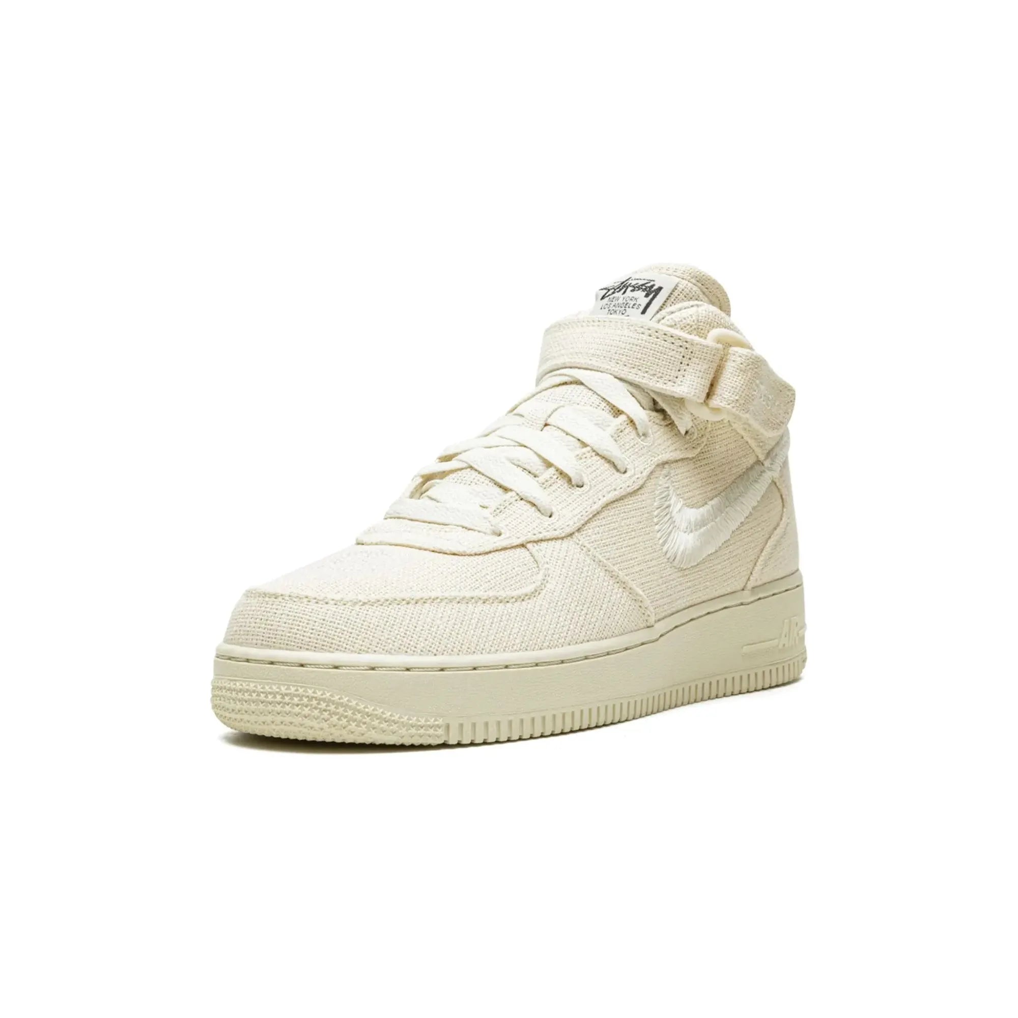 Nike Air Force 1 Mid X Stüssy "Fossil Hemp" - street-bill.dk