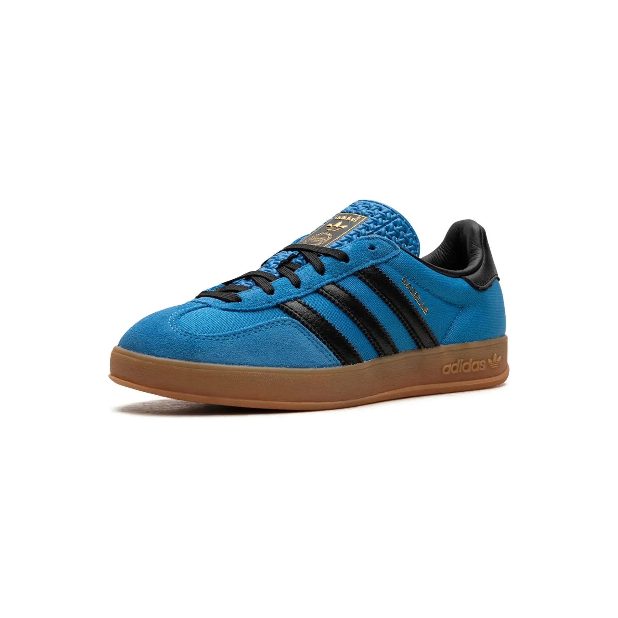Adidas Gazelle Indoor "Bright Blue Black Gum" - street-bill.dk