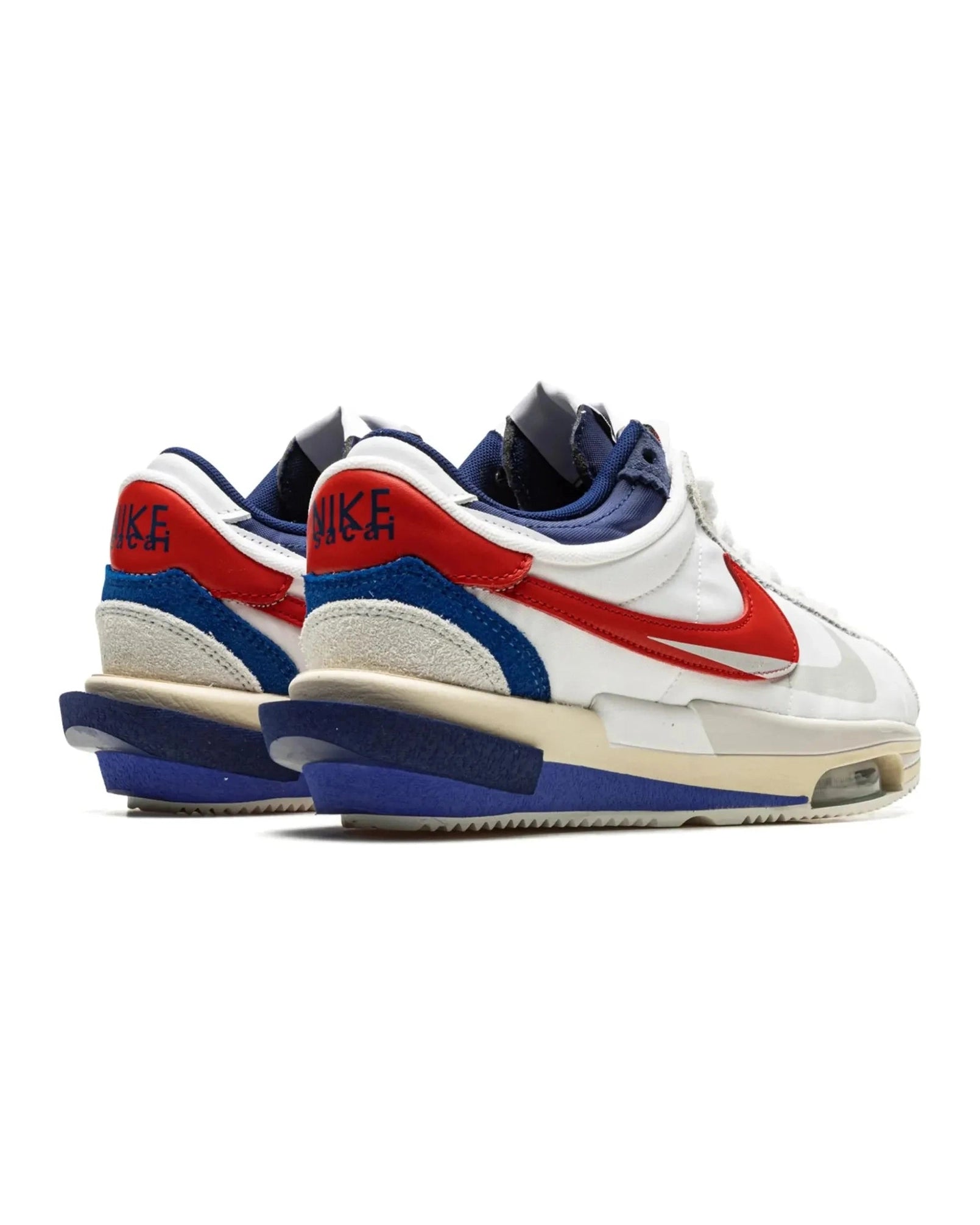 Nike Zoom Cortez SP X Sacai "White University Red Blue" - street-bill.dk