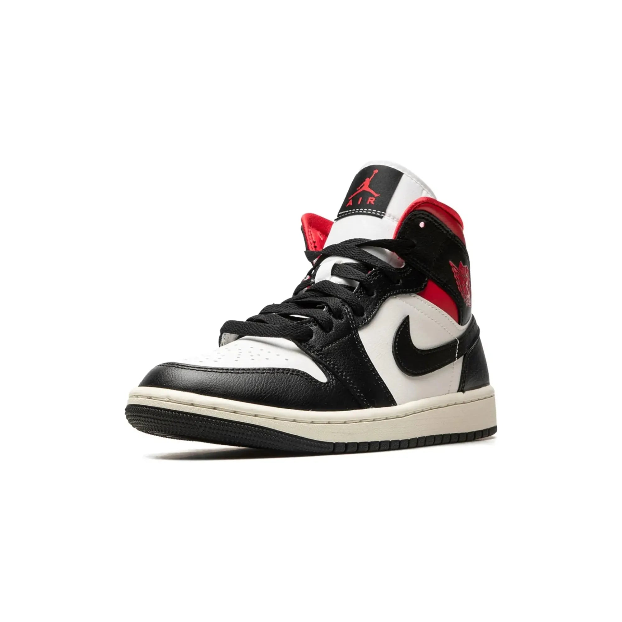 Nike Jordan 1 Mid "Gym Red Panda" - street-bill.dk