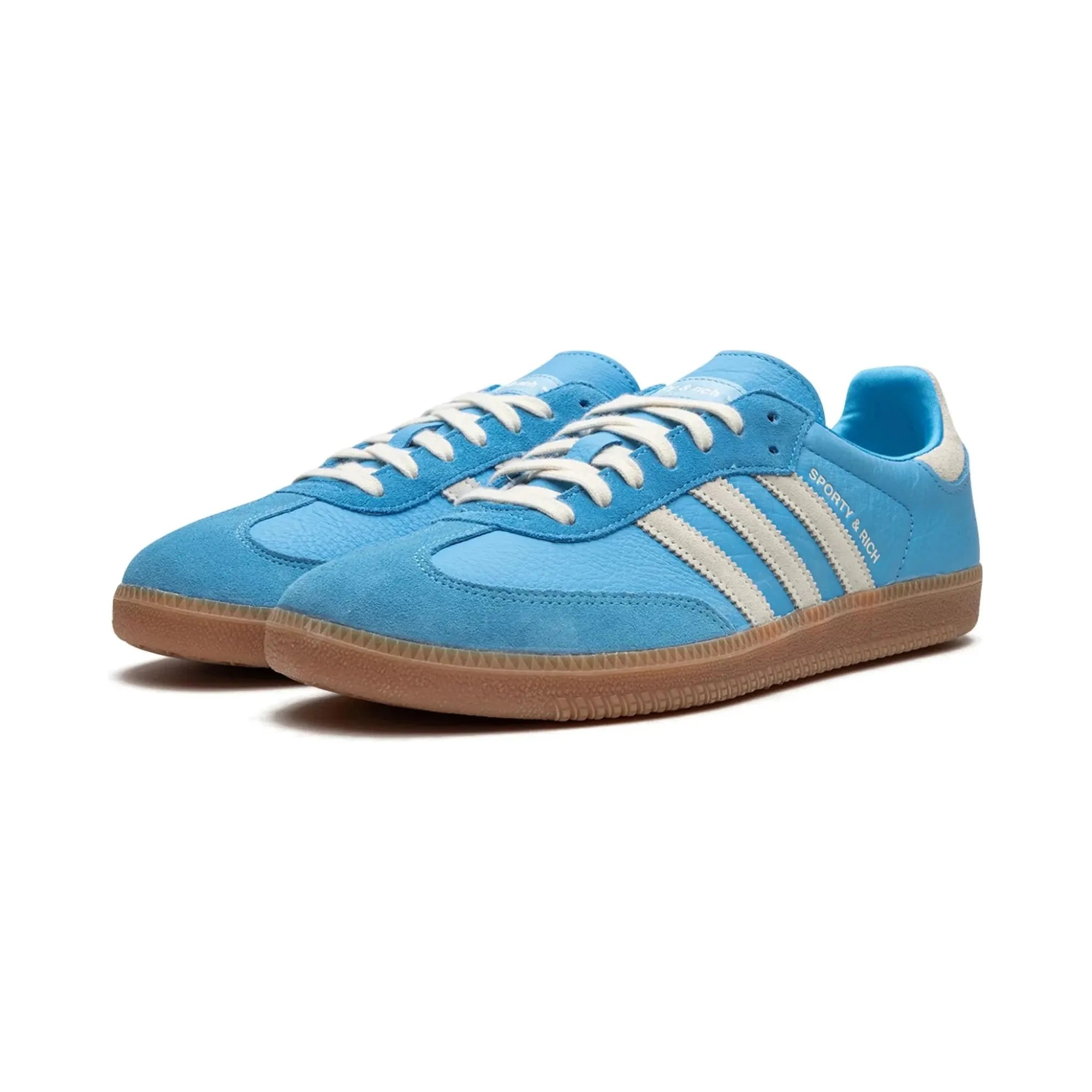 Adidas Samba OG Sporty & Rich "Blue Grey" - street-bill.dk