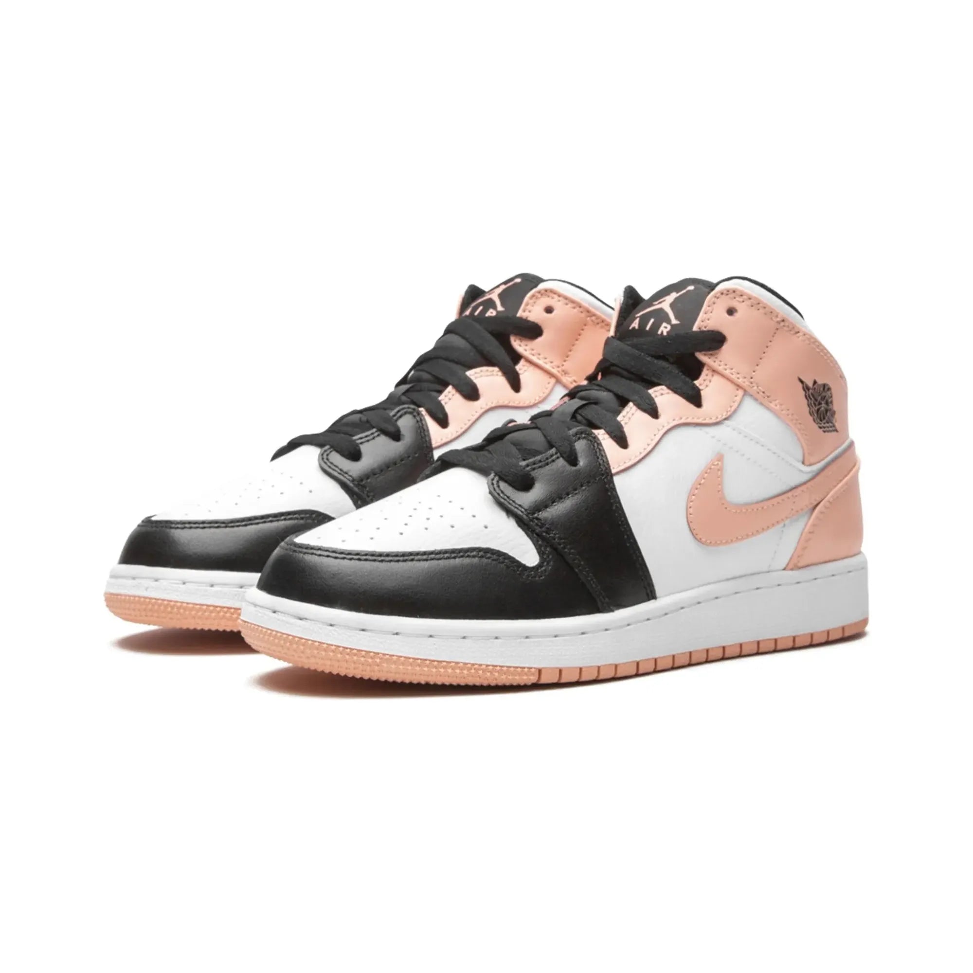 Nike Air Jordan 1 Mid "Crimson Tint Toe" - street-bill.dk