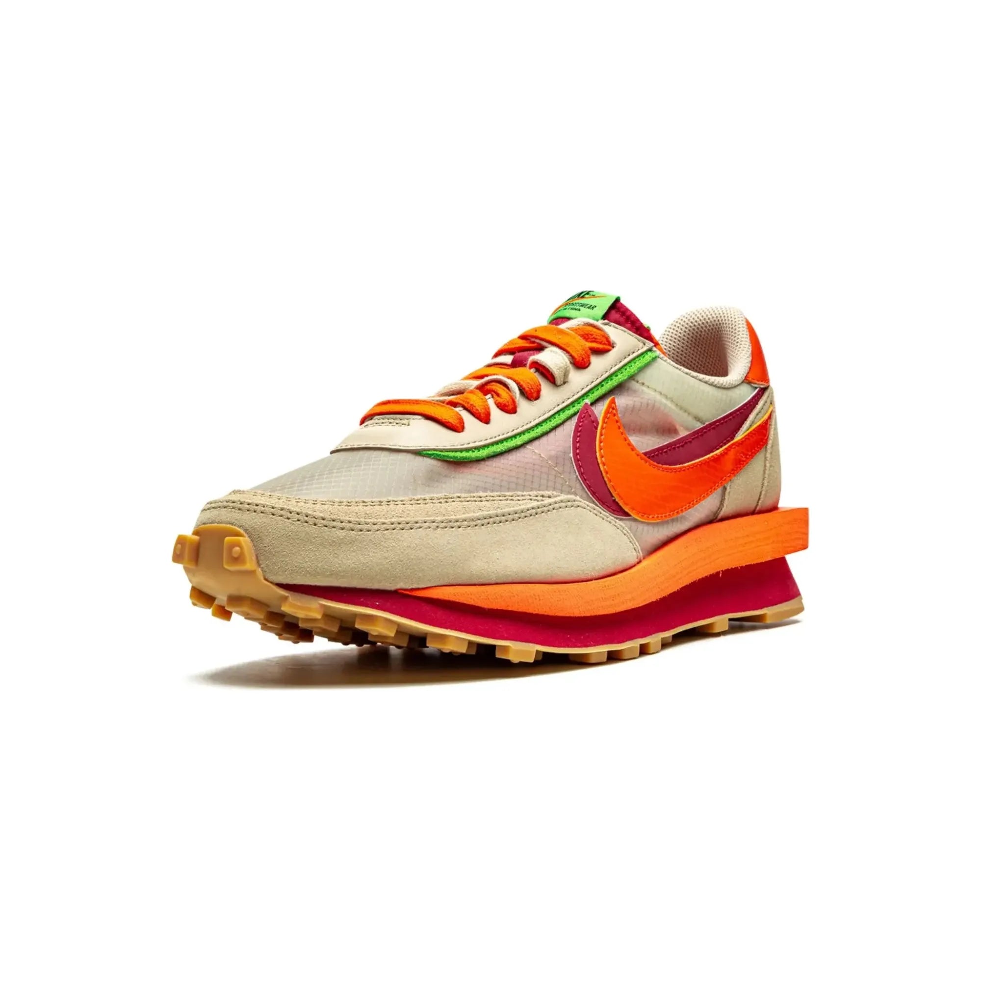 Nike LD Waffle Sacai X CLOT "Net Orange Blaze" - street-bill.dk