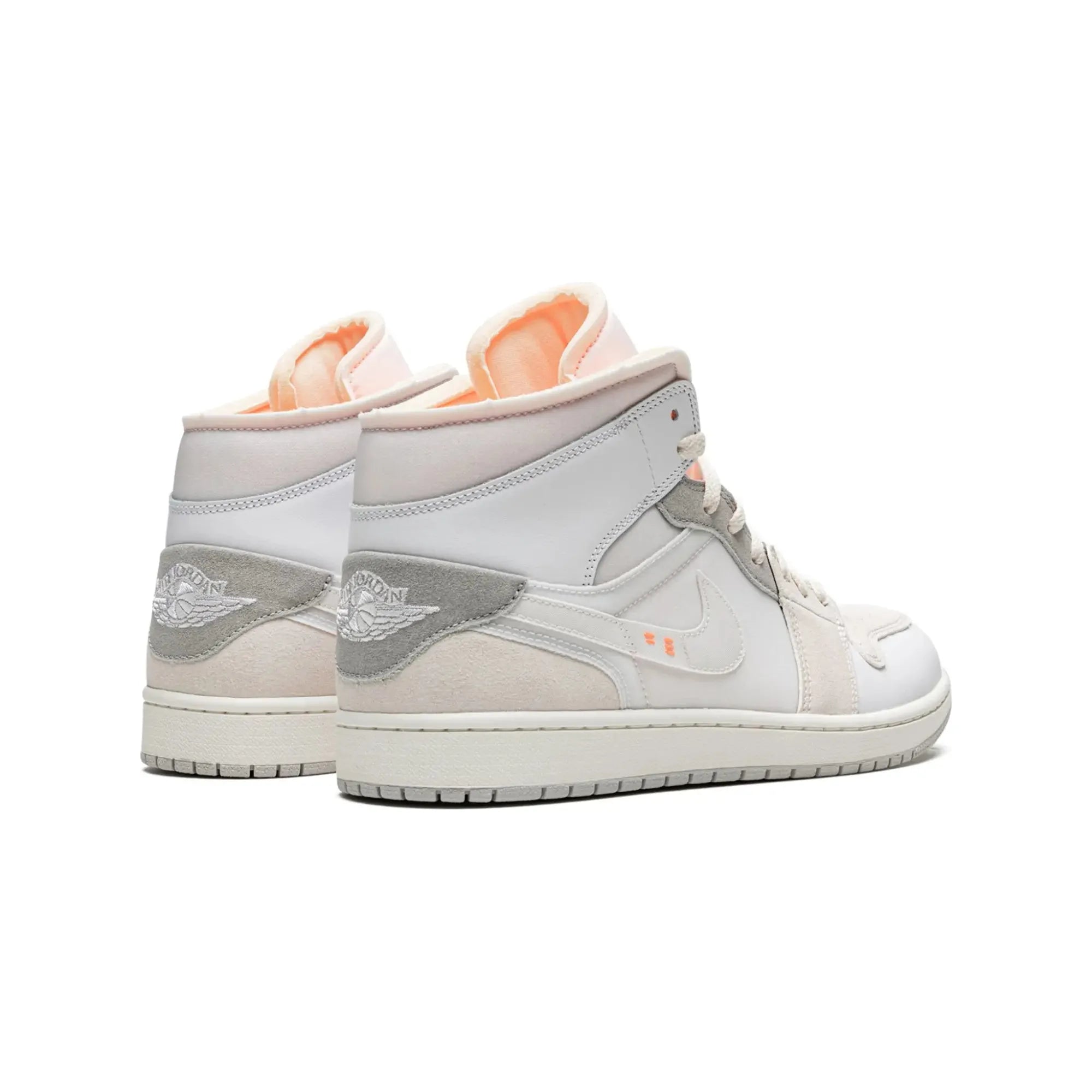 Nike Air Jordan 1 Mid SE Craft "Inside Out White Grey" - street-bill.dk