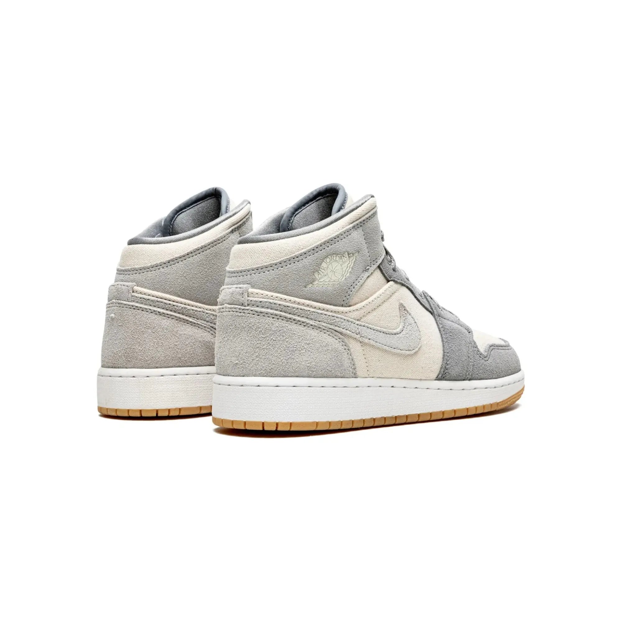 Nike Air Jordan 1 Mid "Coconut Milk Particle Grey" - street-bill.dk