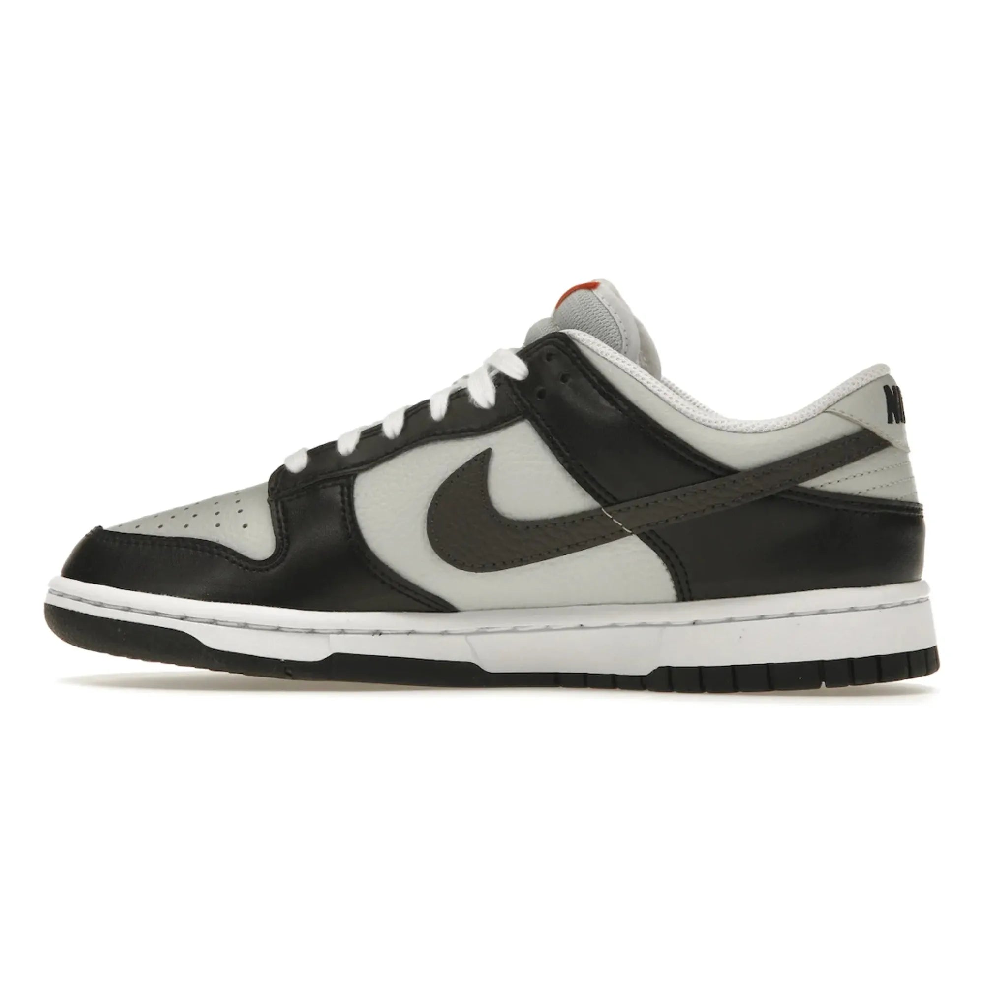 Nike Dunk Low "Grey Black Orange Mini Swoosh" - street-bill.dk